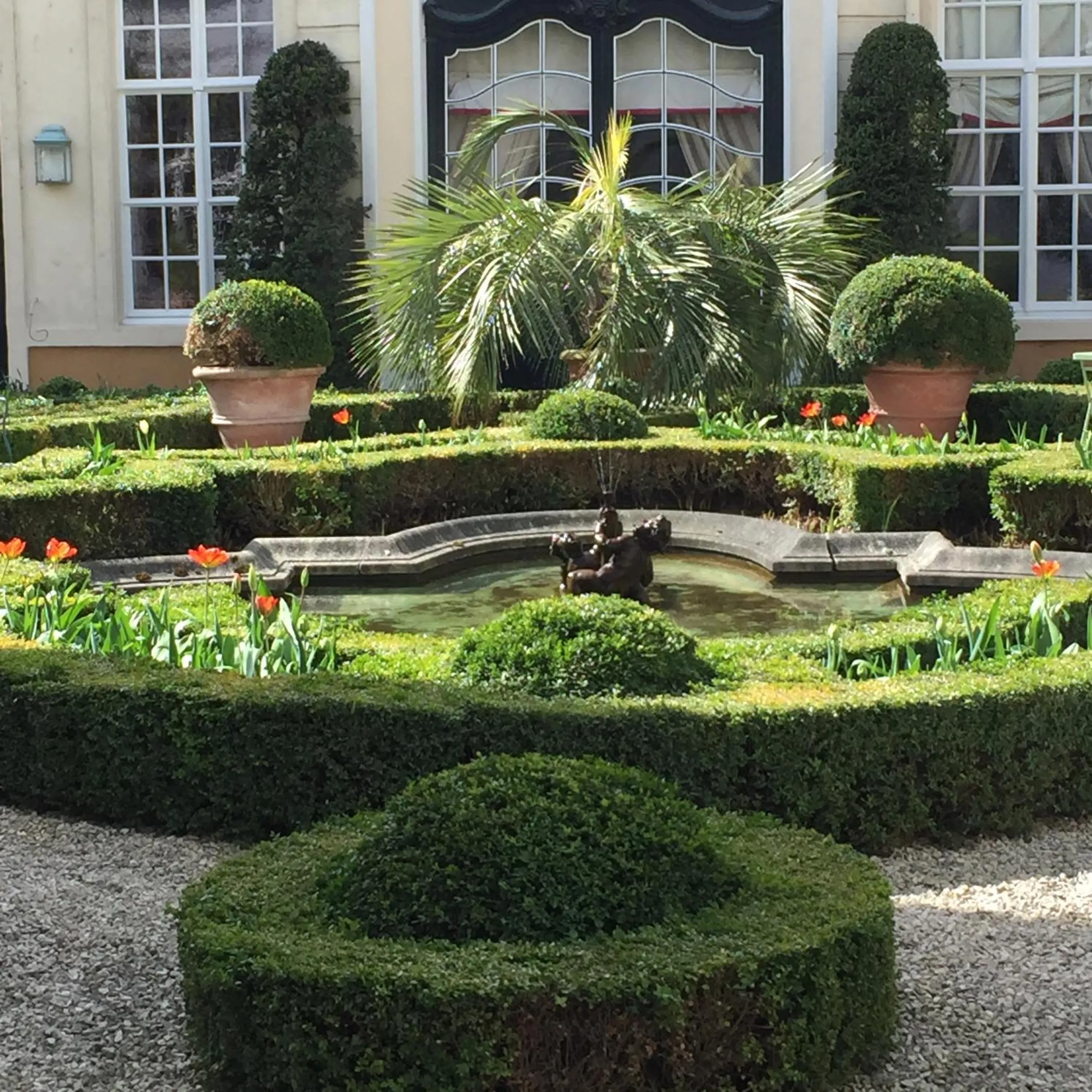 Garden in B&B The Verhaegen