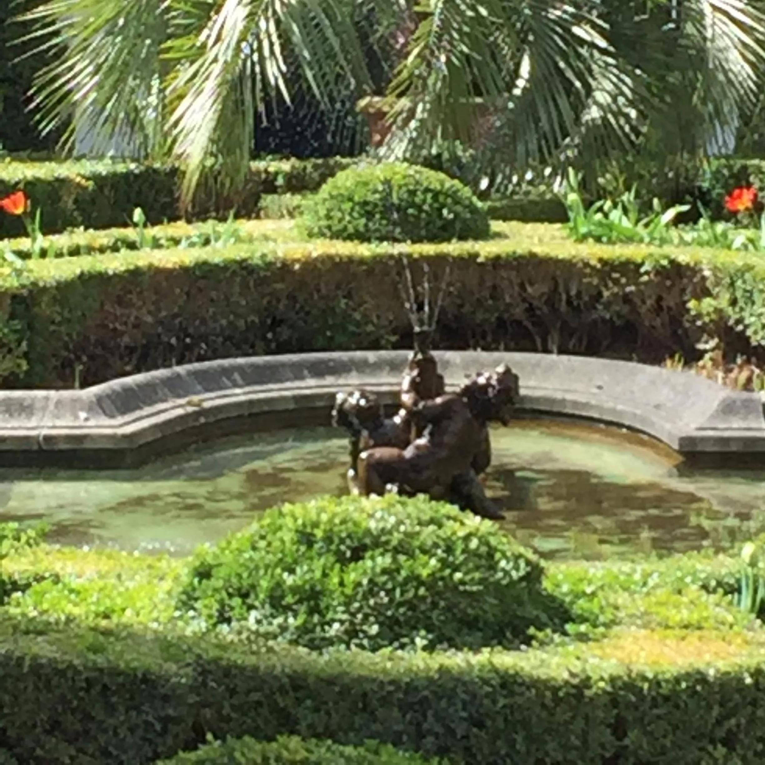 Garden in B&B The Verhaegen