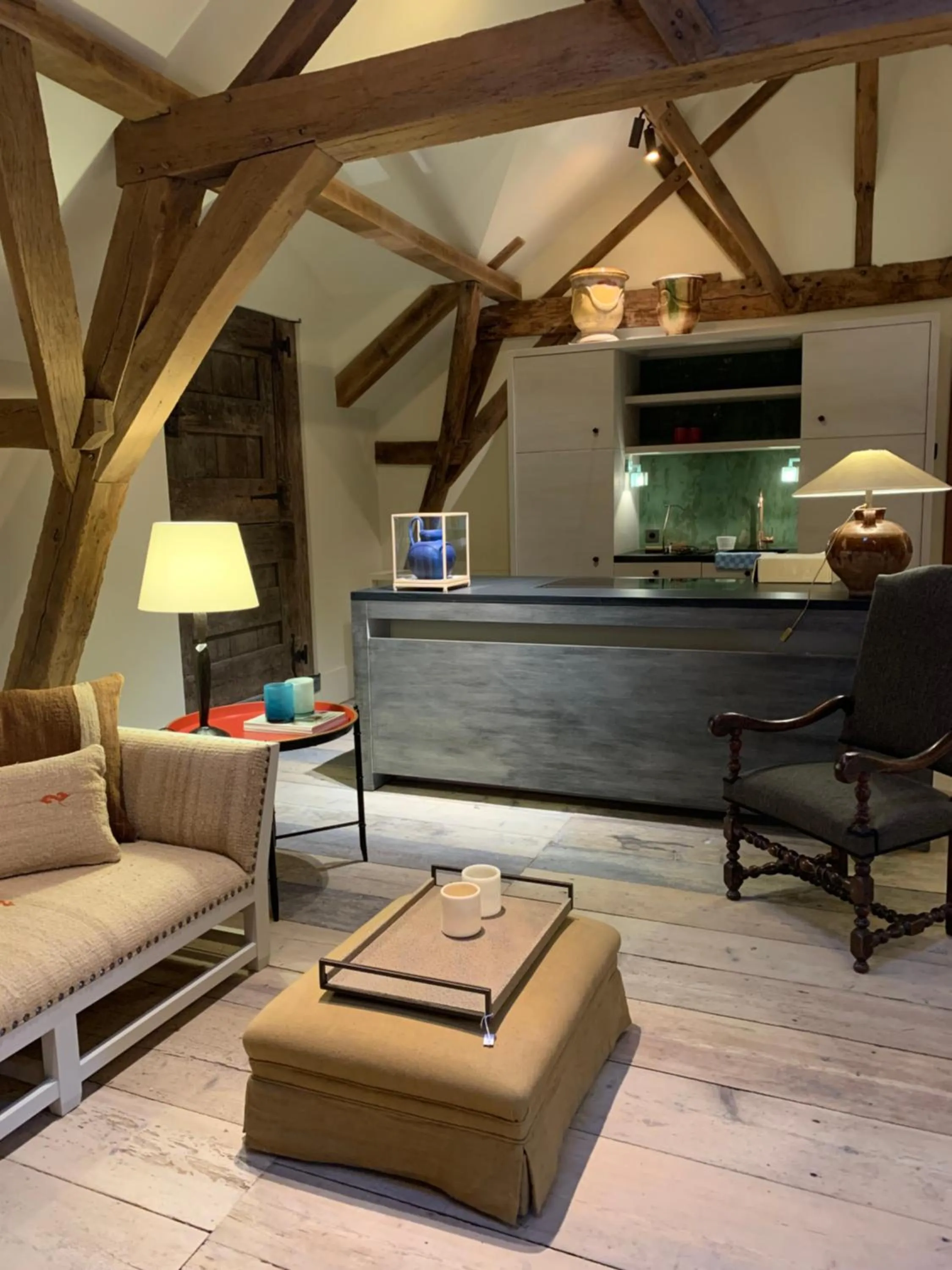 Living room in B&B The Verhaegen