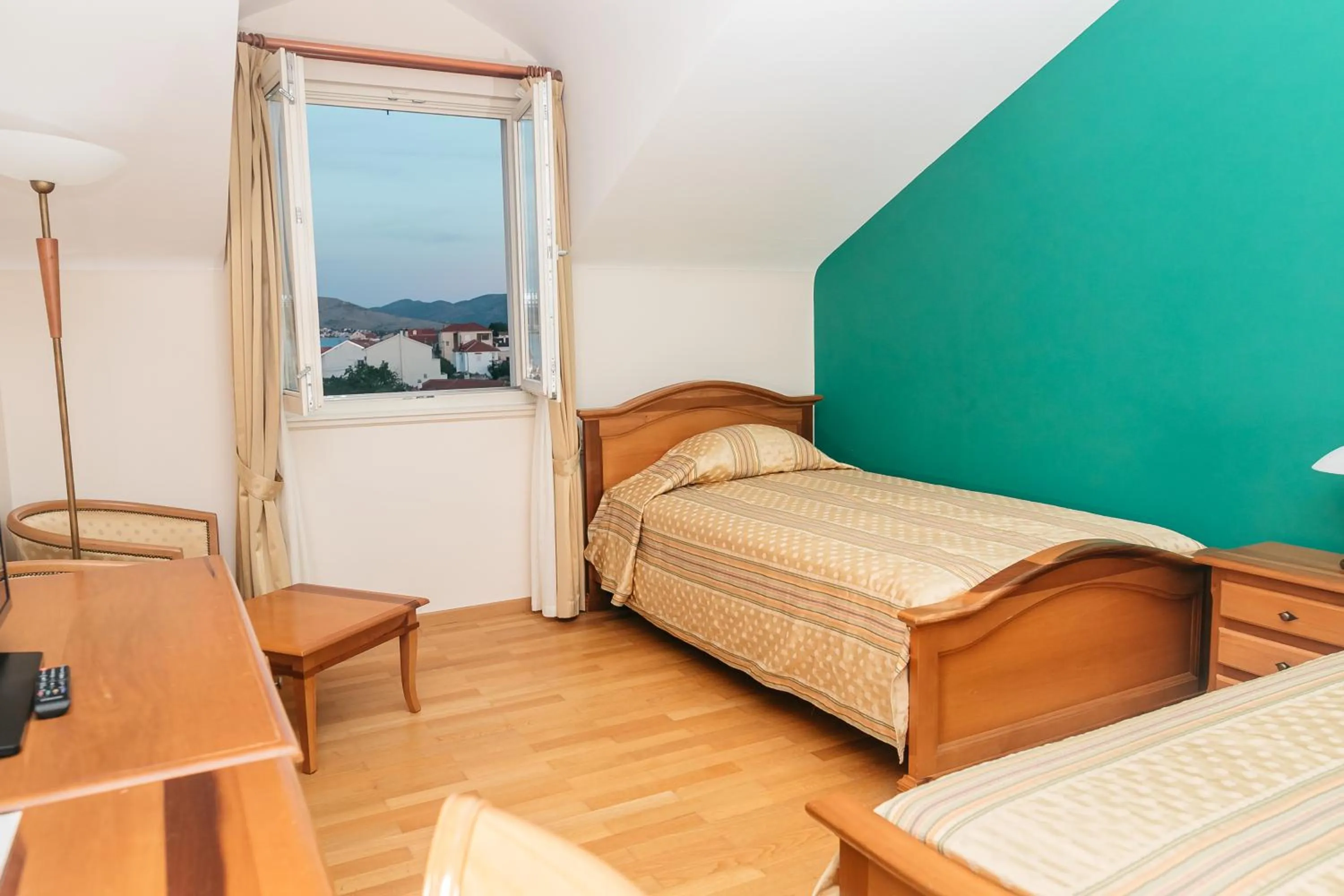 Bed in Hotel Spongiola