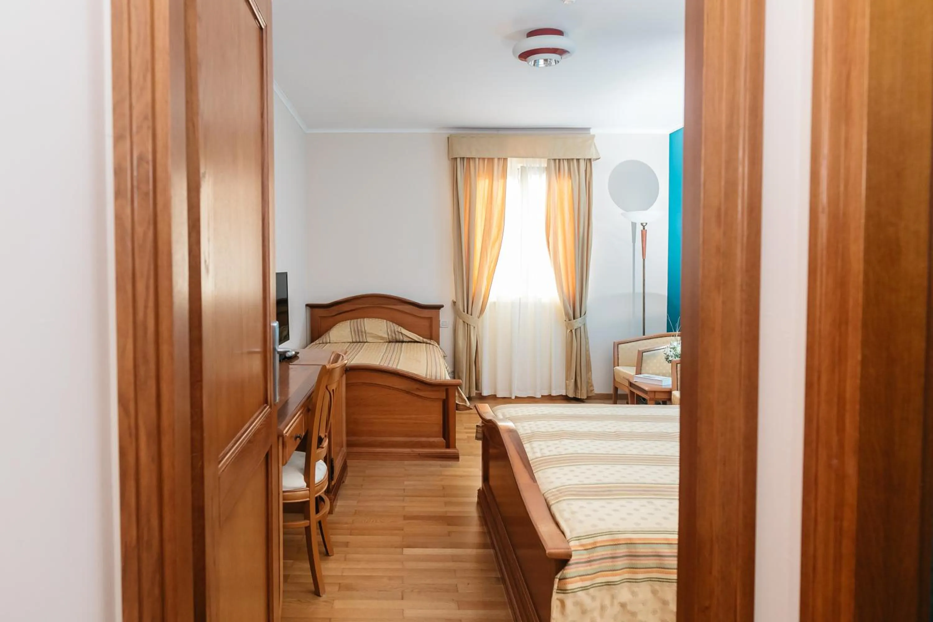 Bed in Hotel Spongiola