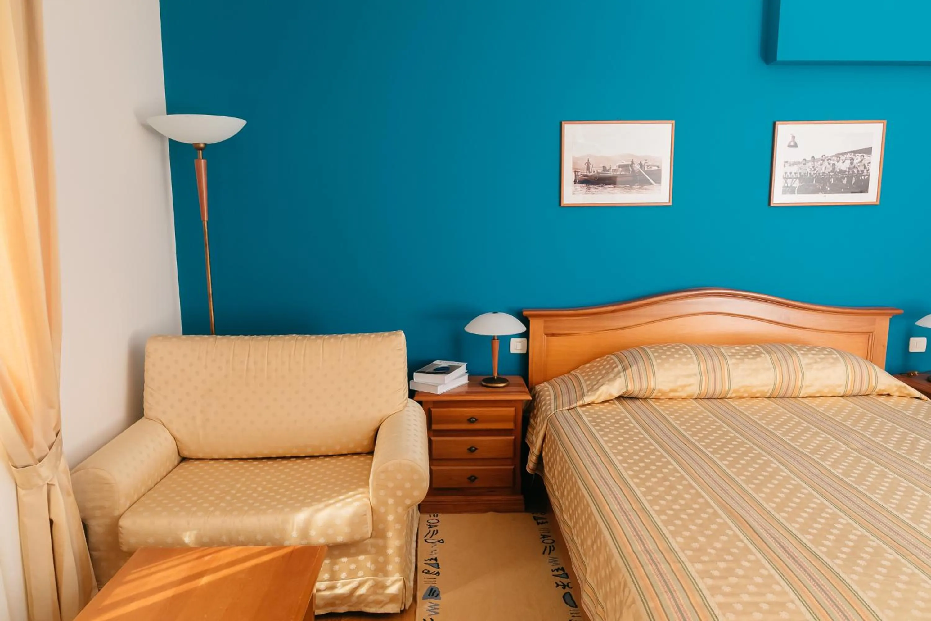 Bed in Hotel Spongiola