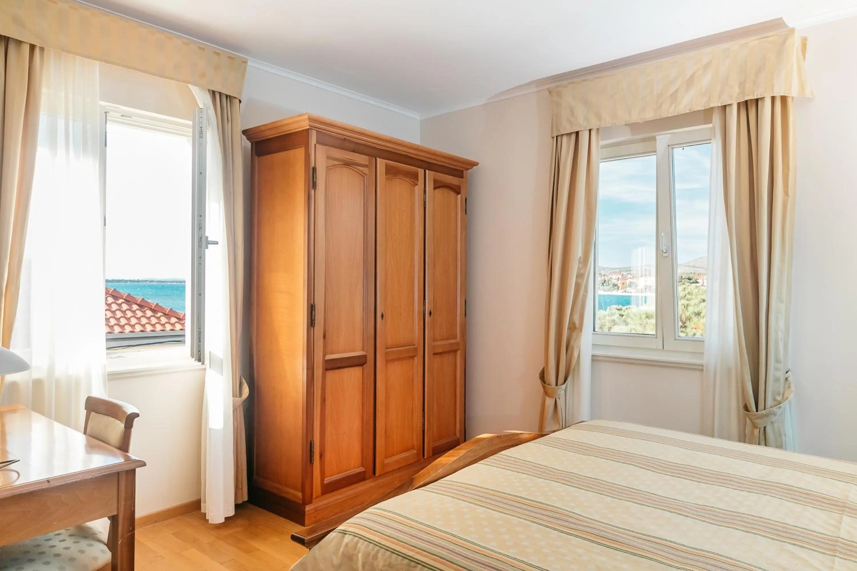 Bed in Hotel Spongiola