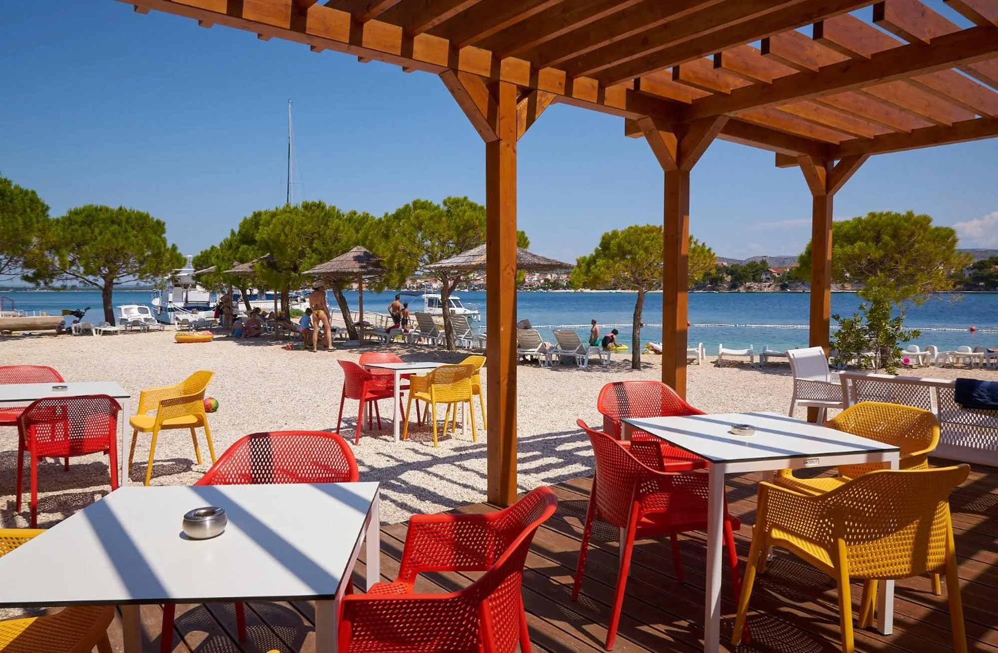Patio in Hotel Spongiola