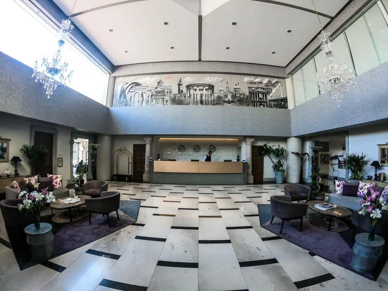 Lobby or reception in Hotel Real Maestranza