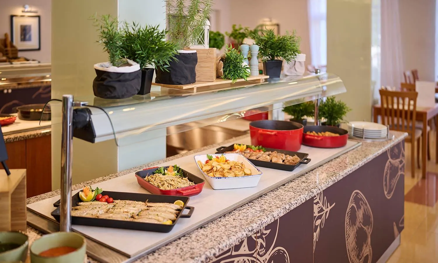 Restaurant/places to eat in Aminess Younique Lume Hotel