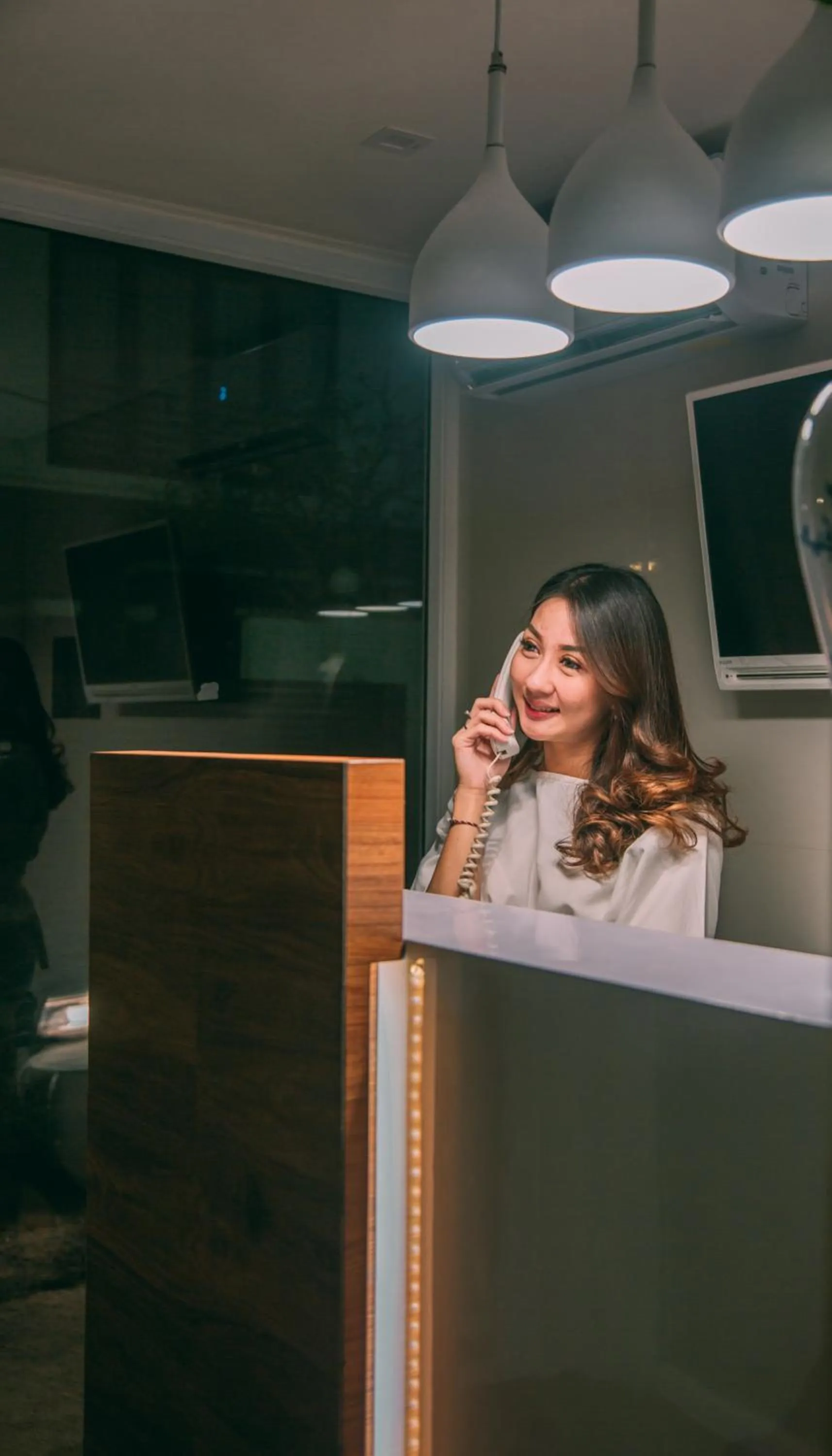 Lobby or reception in Deva Bali Apartement