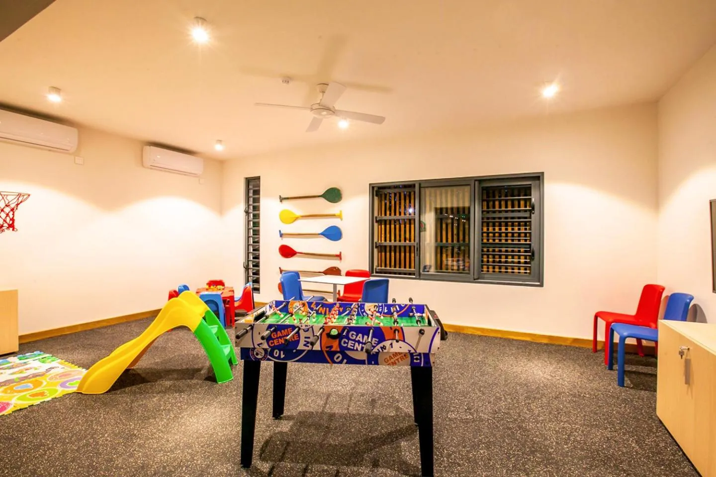 Communal lounge/ TV room in Marguery Villas by MJ Holidays