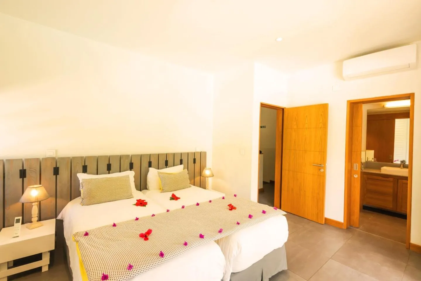 Bed in Marguery Villas by MJ Holidays