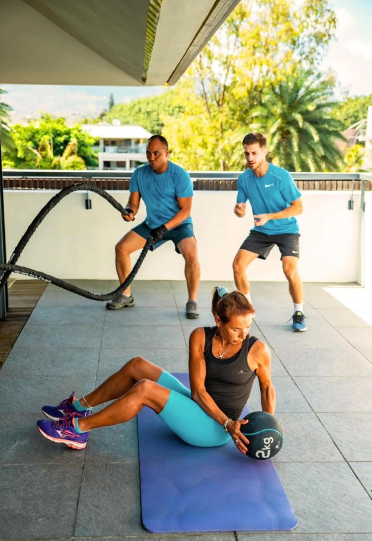 People in Marguery Villas by MJ Holidays