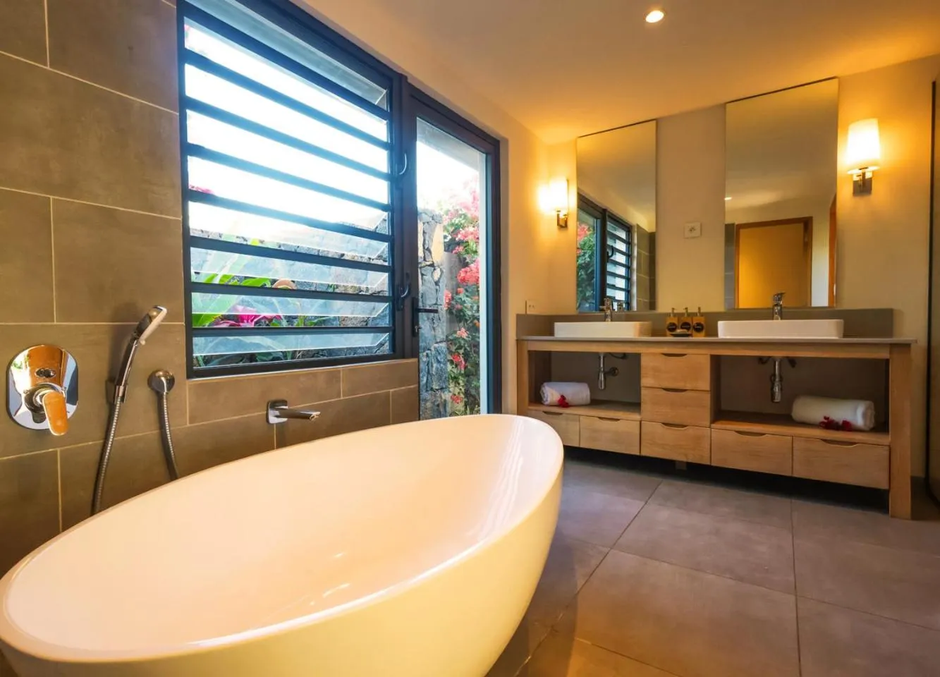 Bathroom in Marguery Villas by MJ Holidays