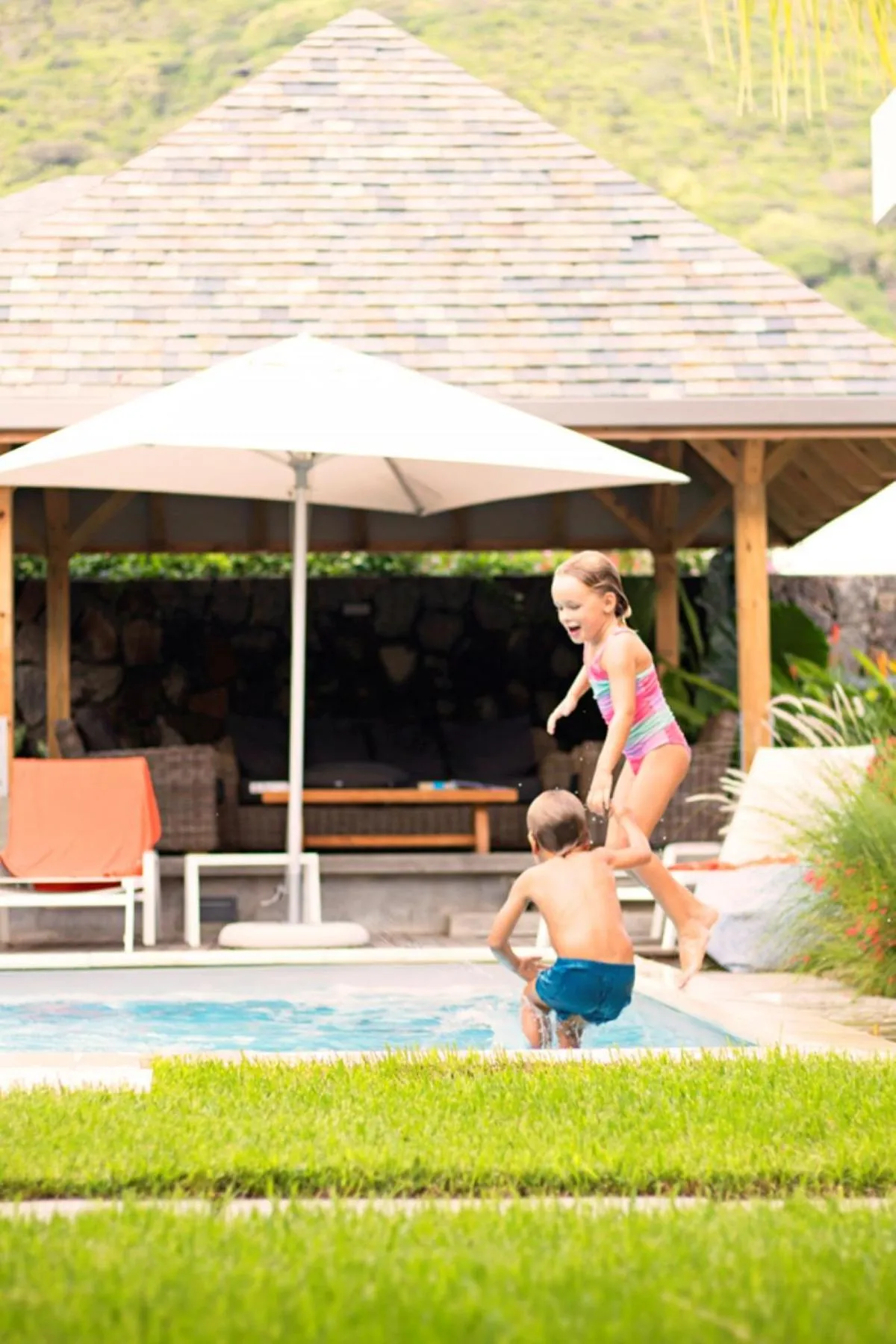 Patio in Marguery Villas by MJ Holidays