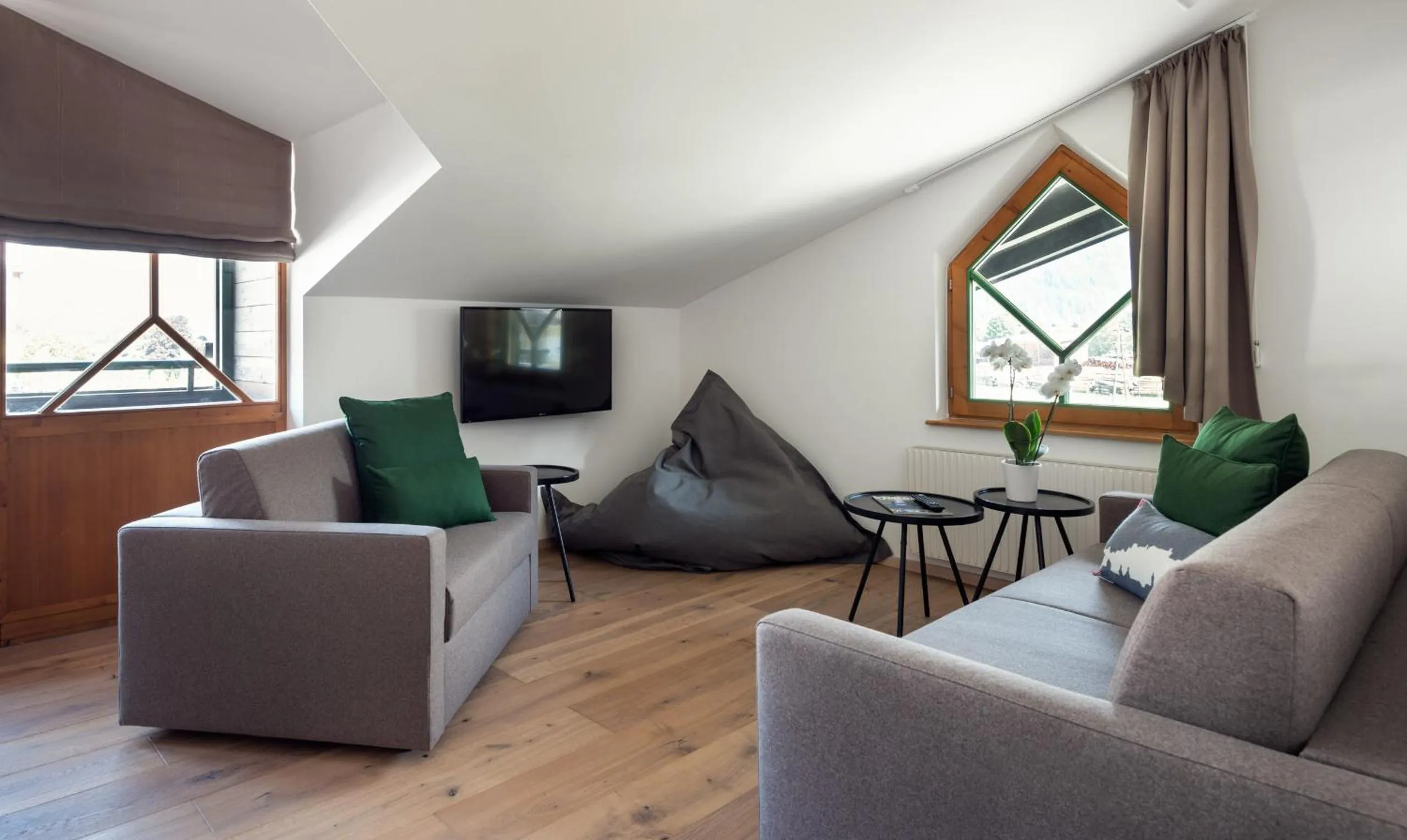 Living room in ride & relax Aparthotel Schwarz