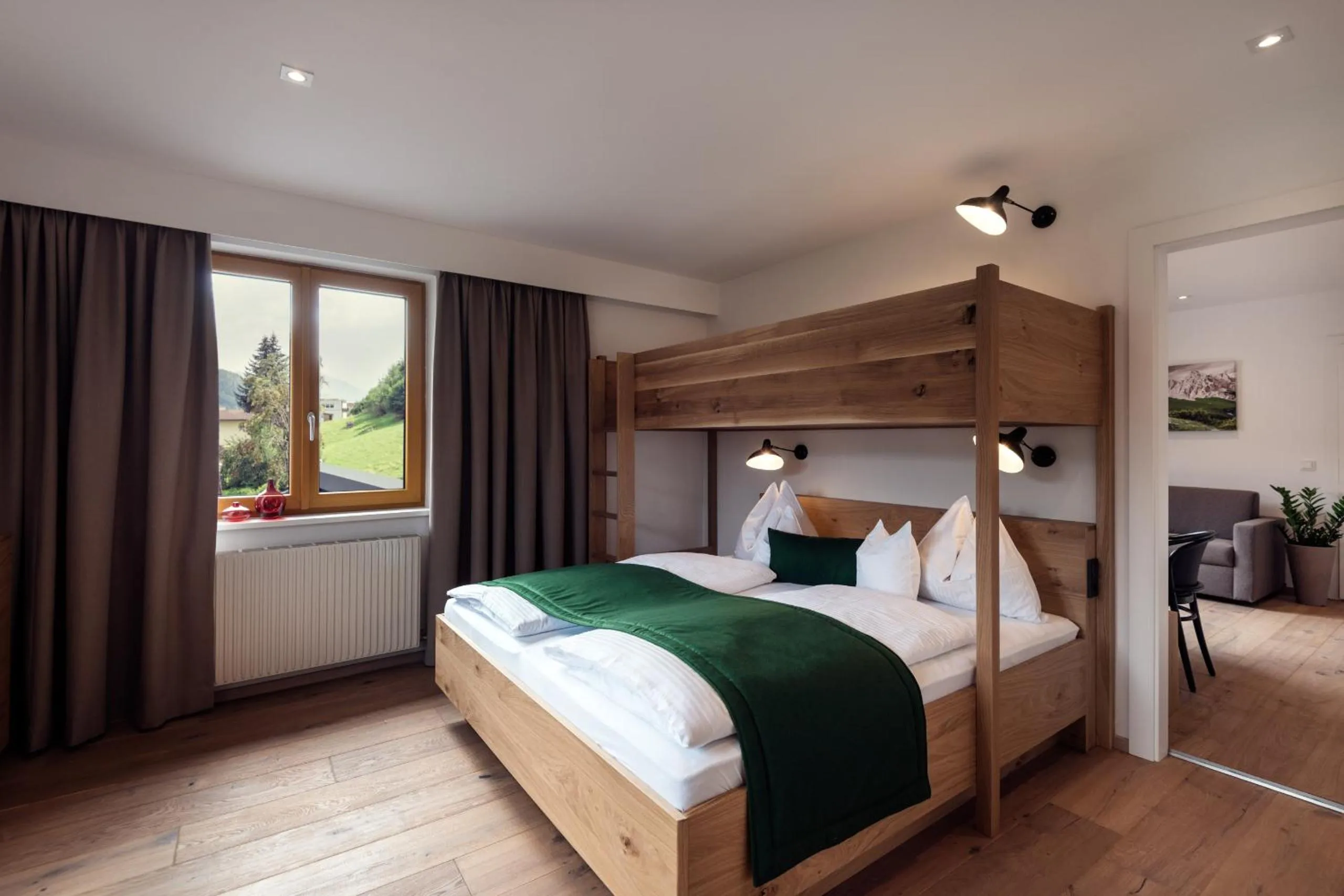 Bedroom, Bed in ride & relax Aparthotel Schwarz