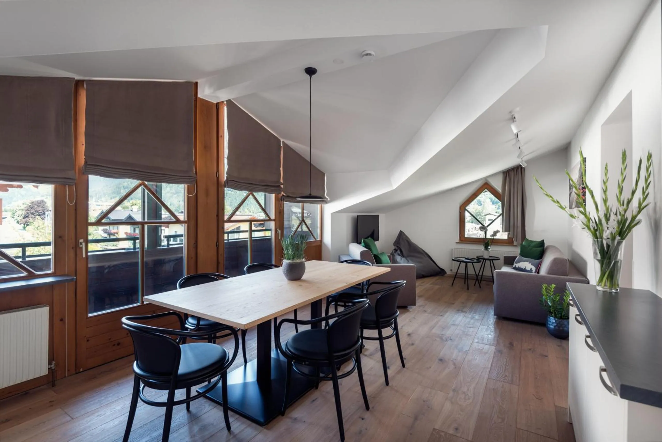 Living room in ride & relax Aparthotel Schwarz