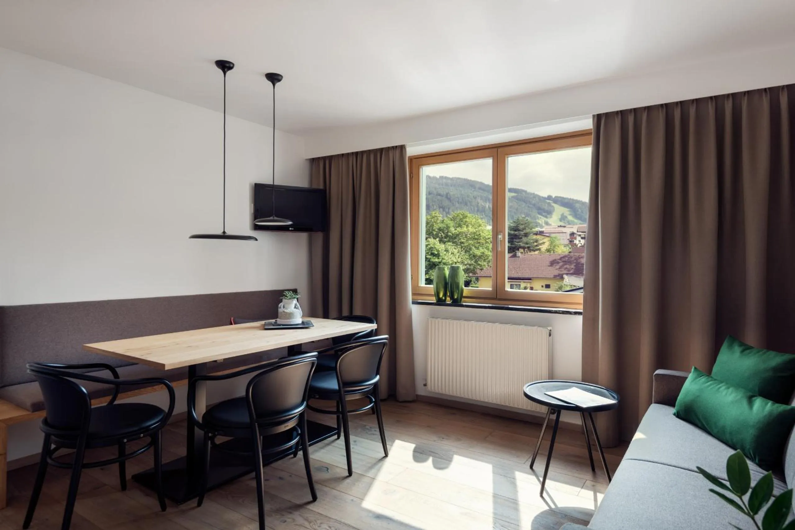 Living room in ride & relax Aparthotel Schwarz