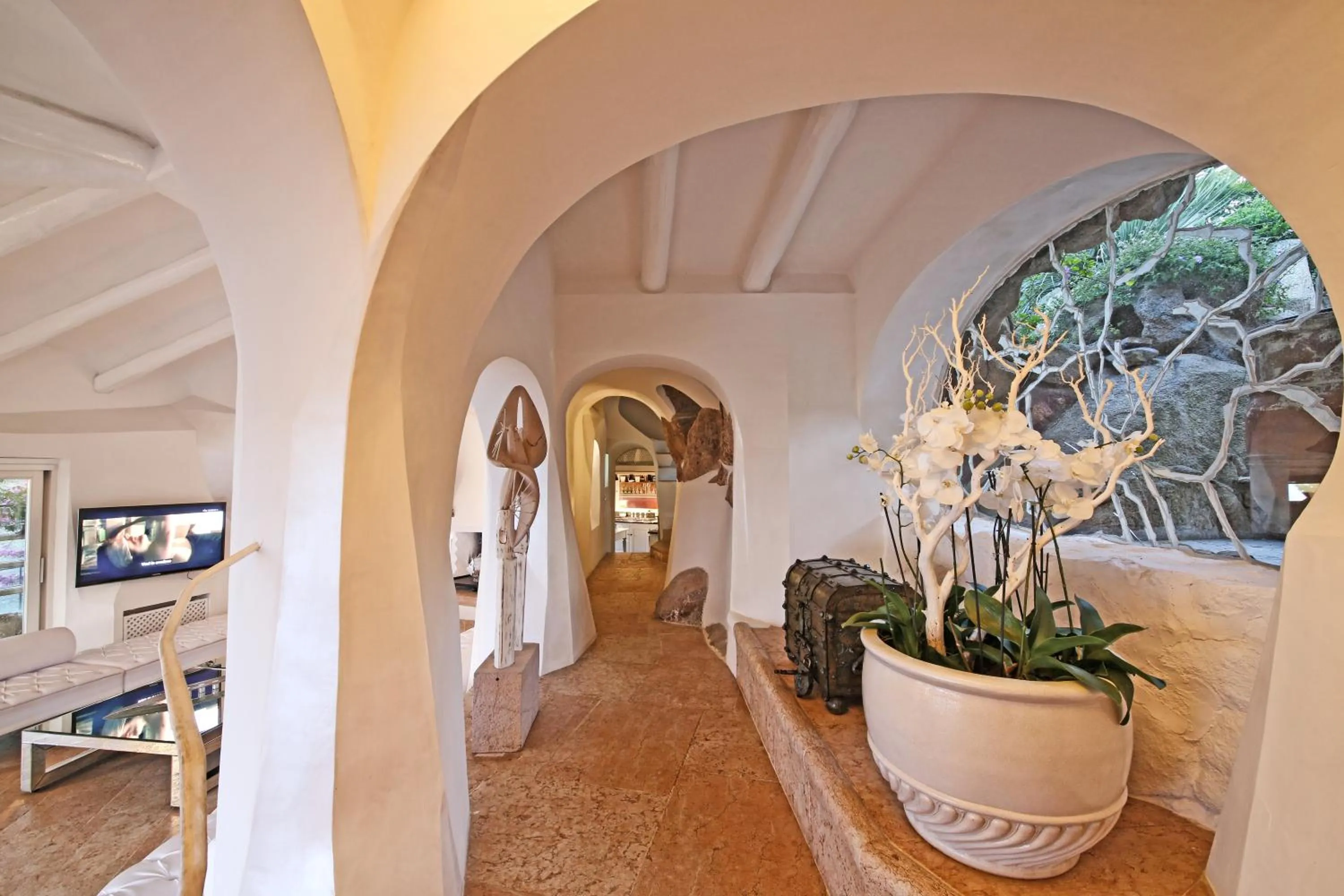 Lobby or reception in Villa Anna