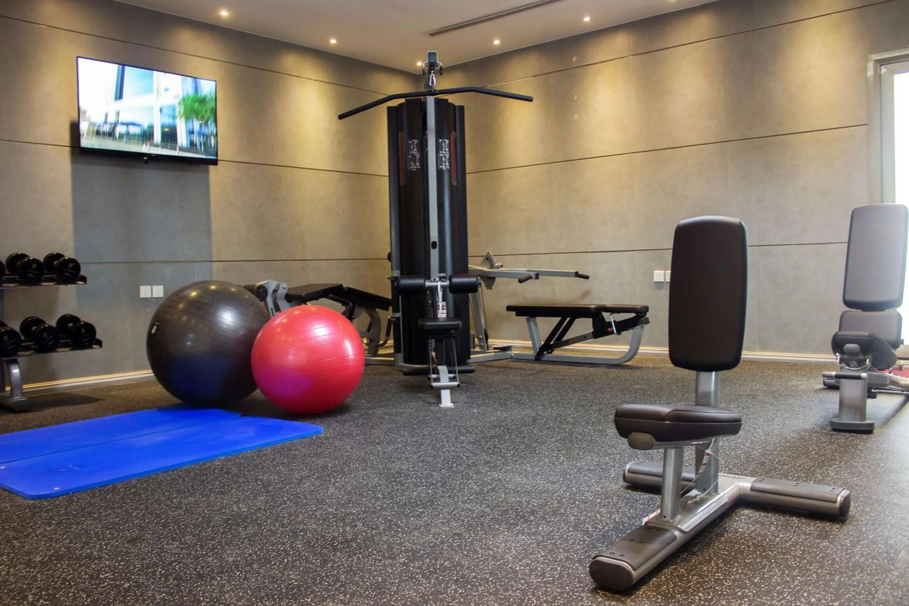Fitness centre/facilities in Al Ahsa Grand Serviced Apartment