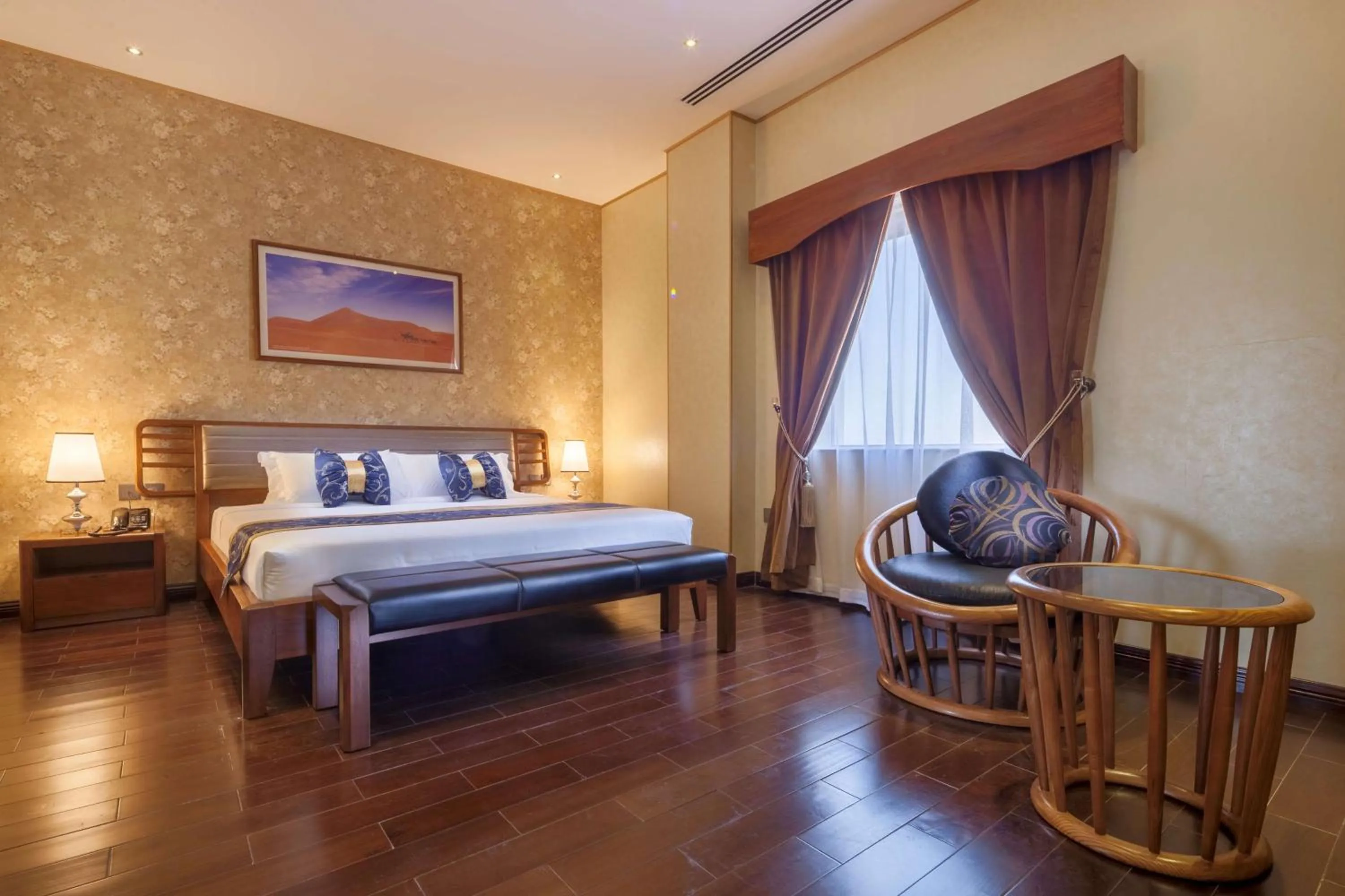 Photo of the whole room, Bed in Al Ahsa Grand Serviced Apartment