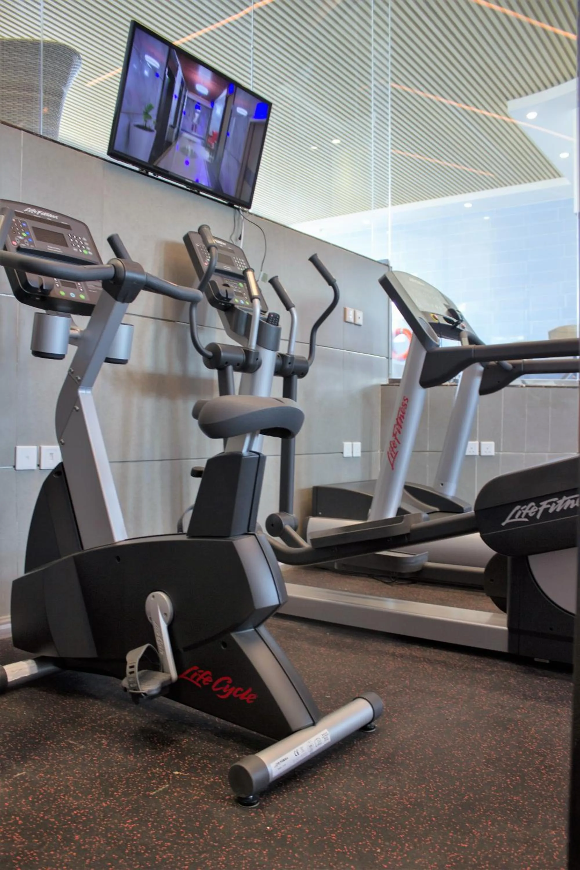 Fitness centre/facilities in Al Ahsa Grand Serviced Apartment