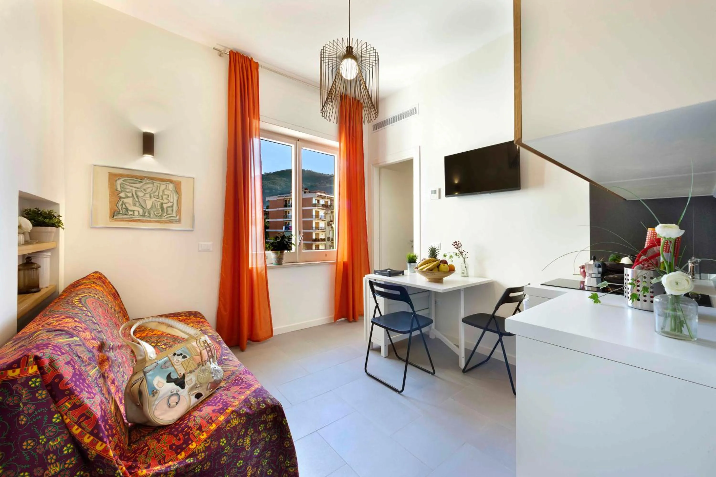 Living room in Orsola Sorrento sea & sun