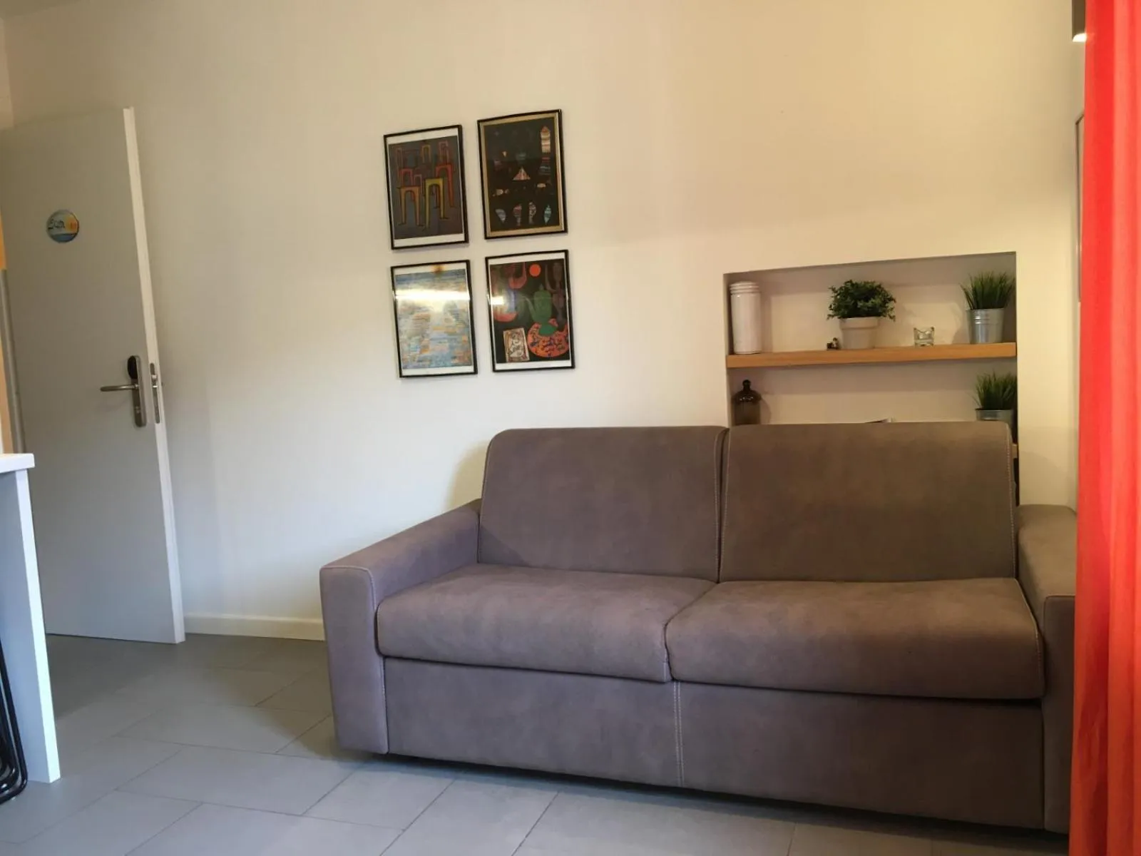 Seating area in Orsola Sorrento sea & sun