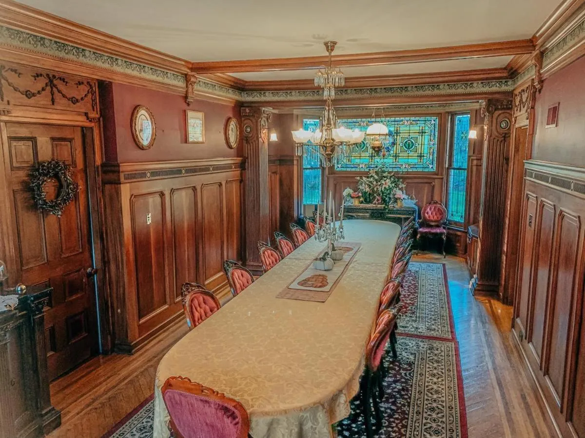Dining area in The Emig Mansion