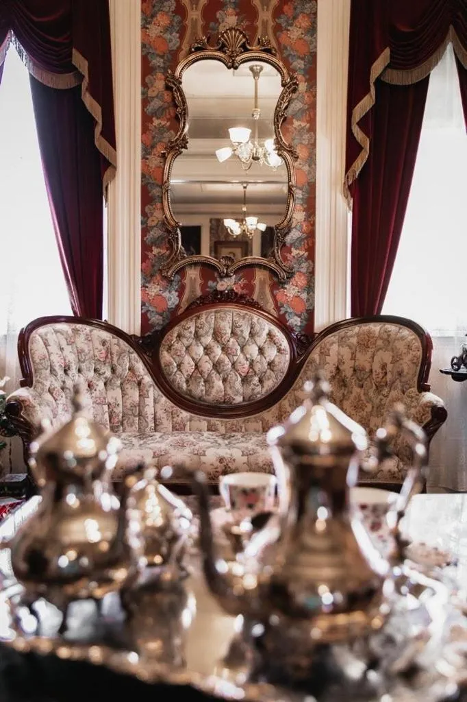 Living room in The Emig Mansion