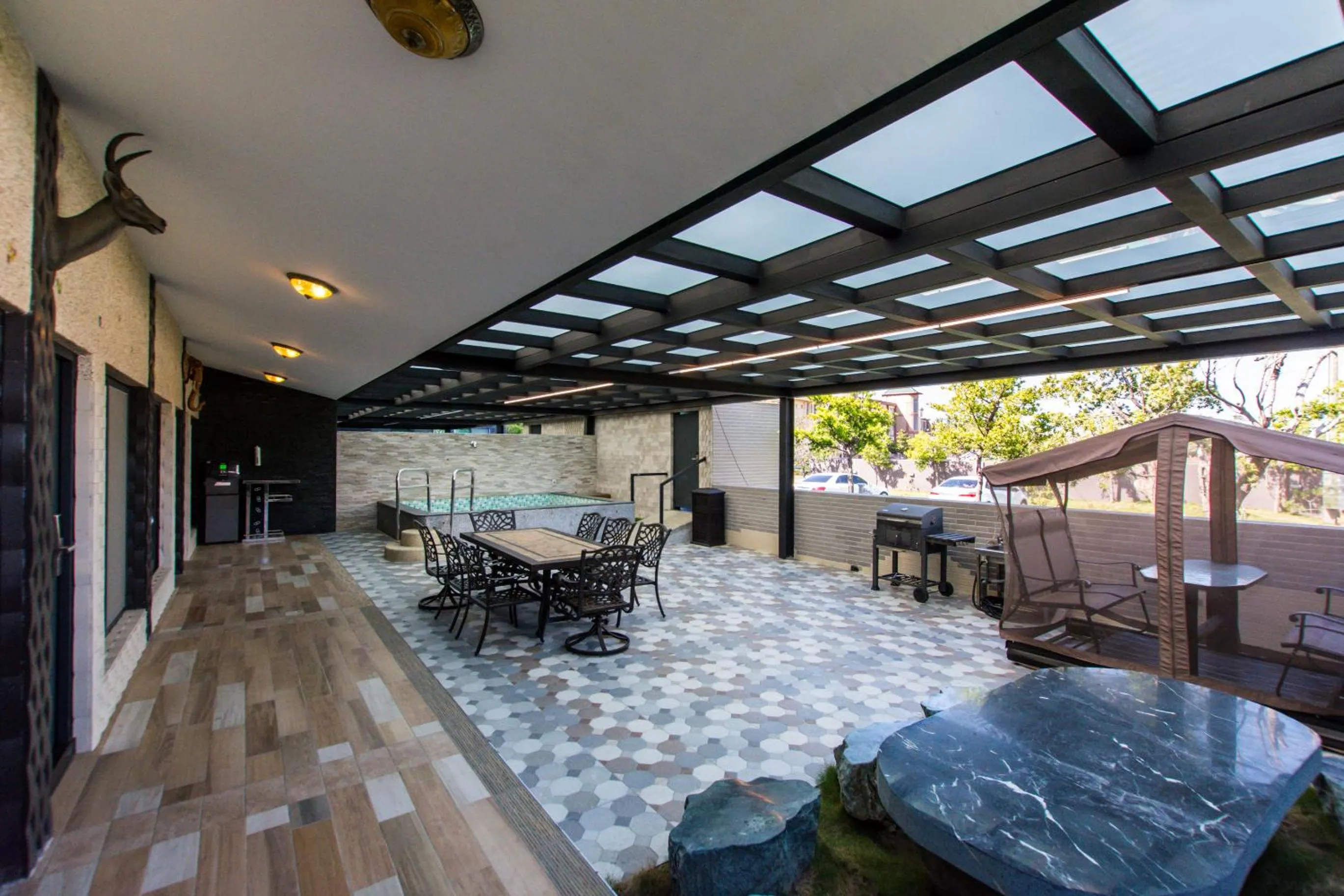 Patio in Melinda Resort