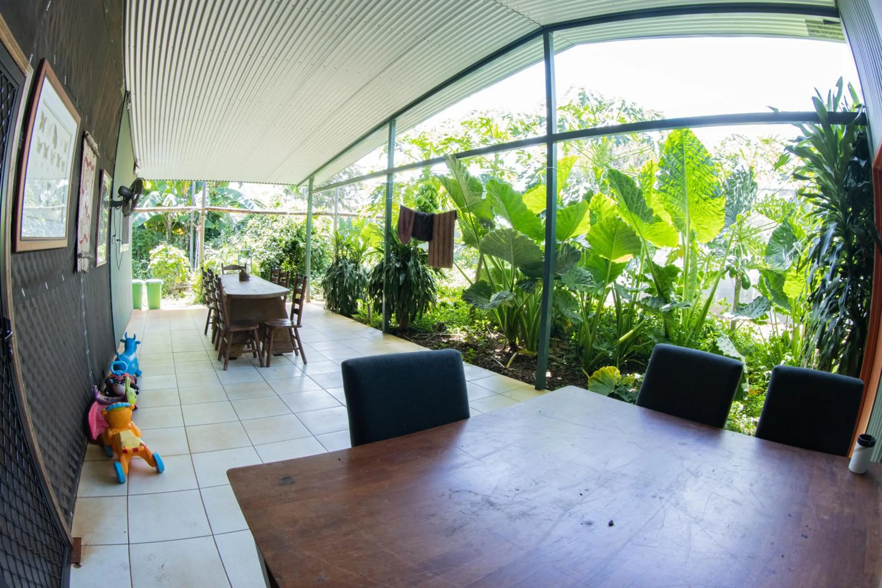 Patio in Batchelor Butterfly Farm