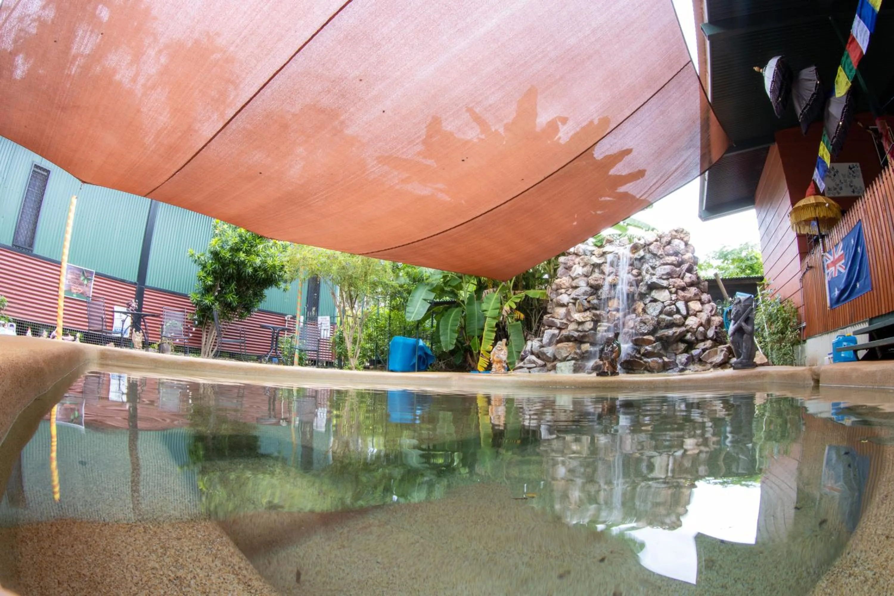 Swimming pool in Batchelor Butterfly Farm