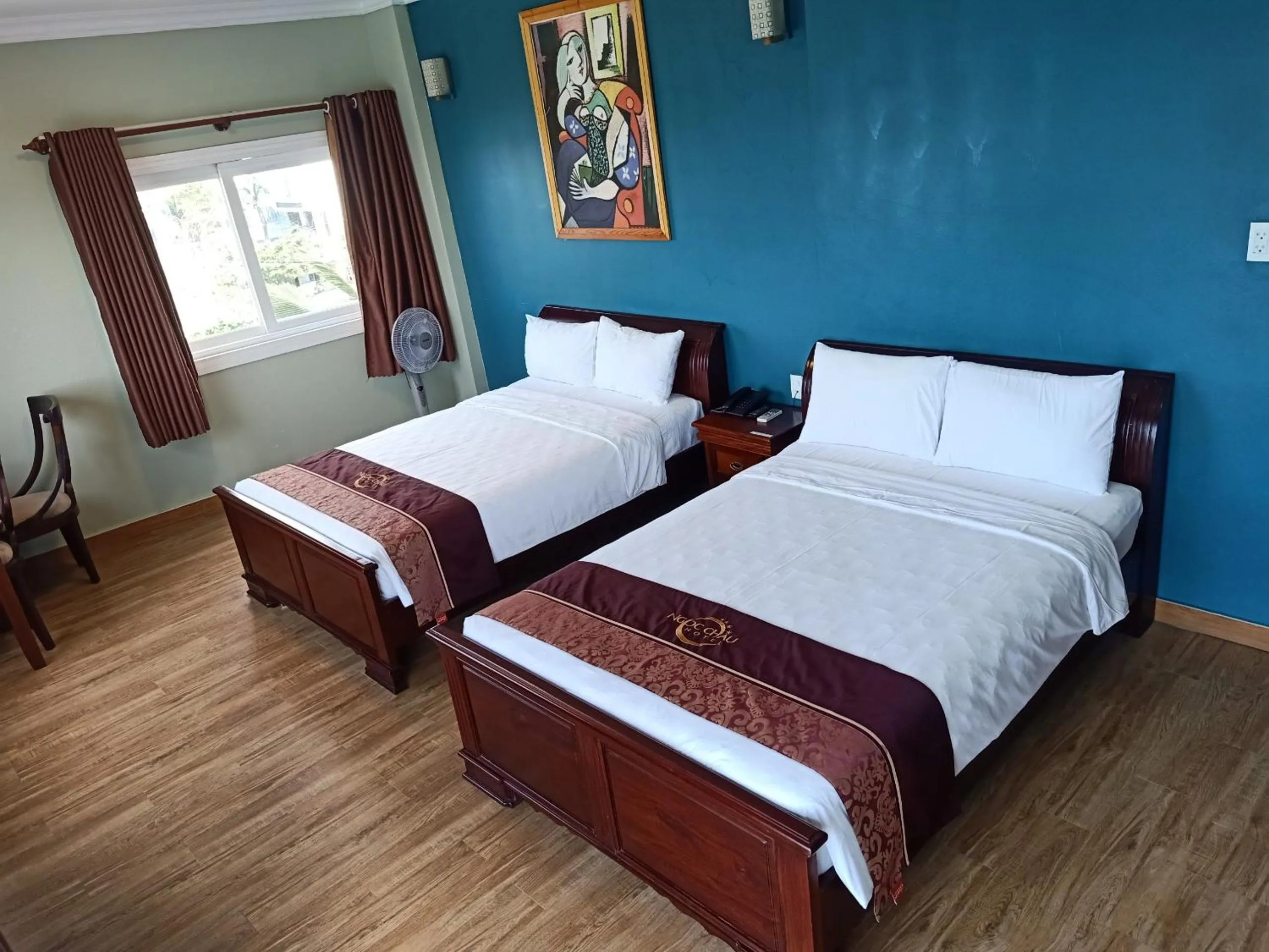 Bed in Ngoc Chau Phu Quoc Hotel