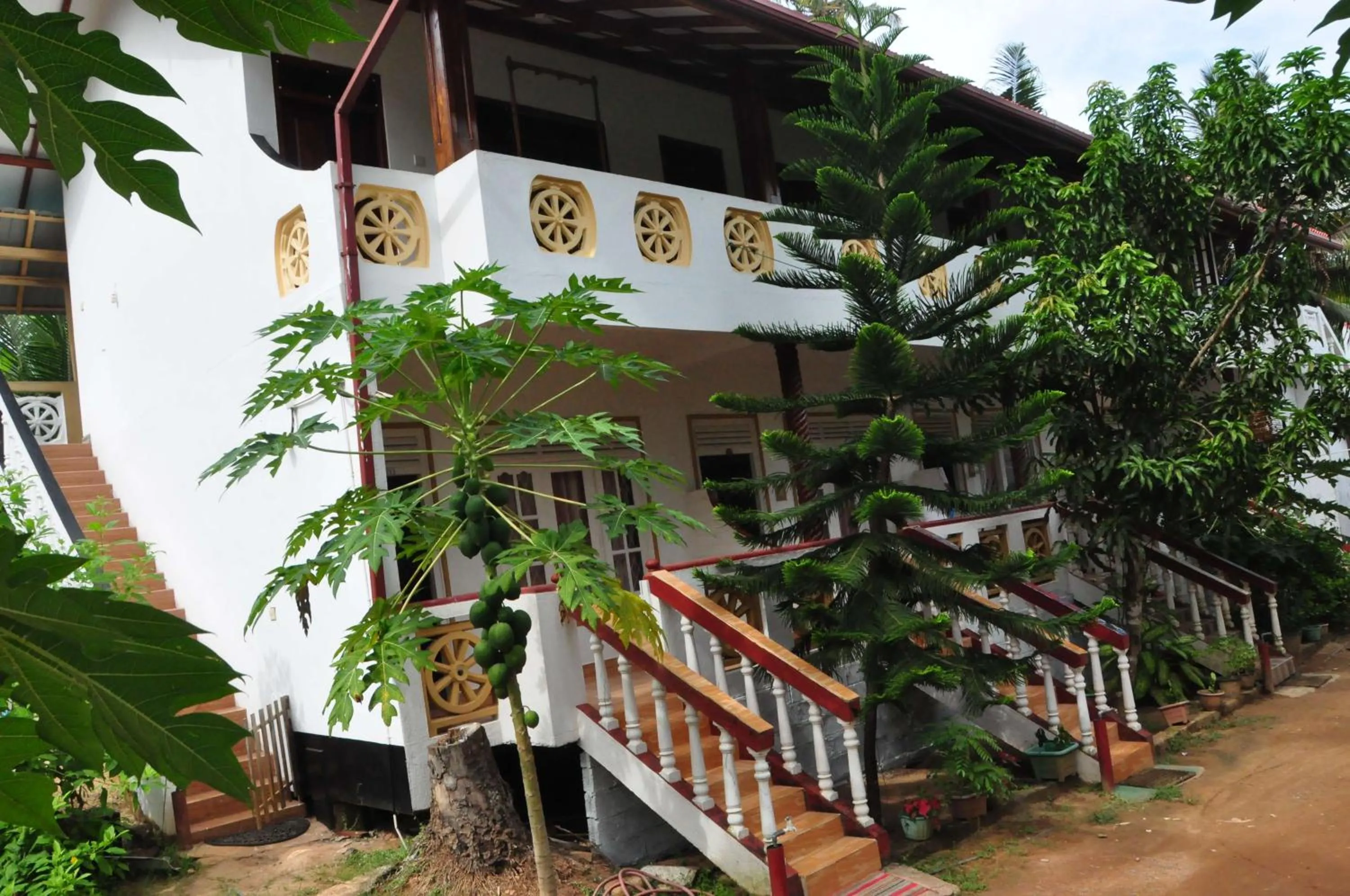 Facade/entrance in Mama's place Mirissa