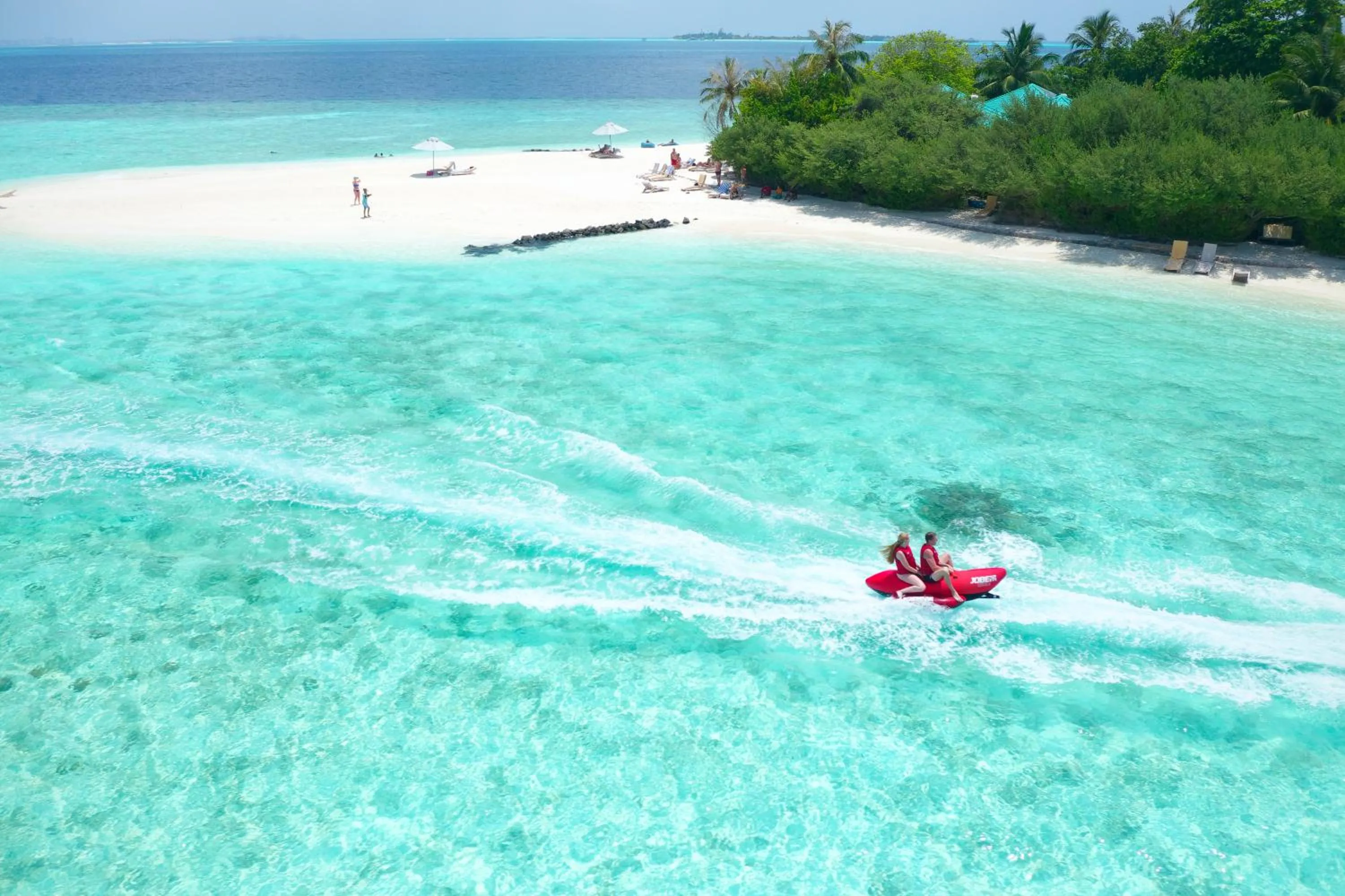 View (from property/room) in Embudu Village Maldives