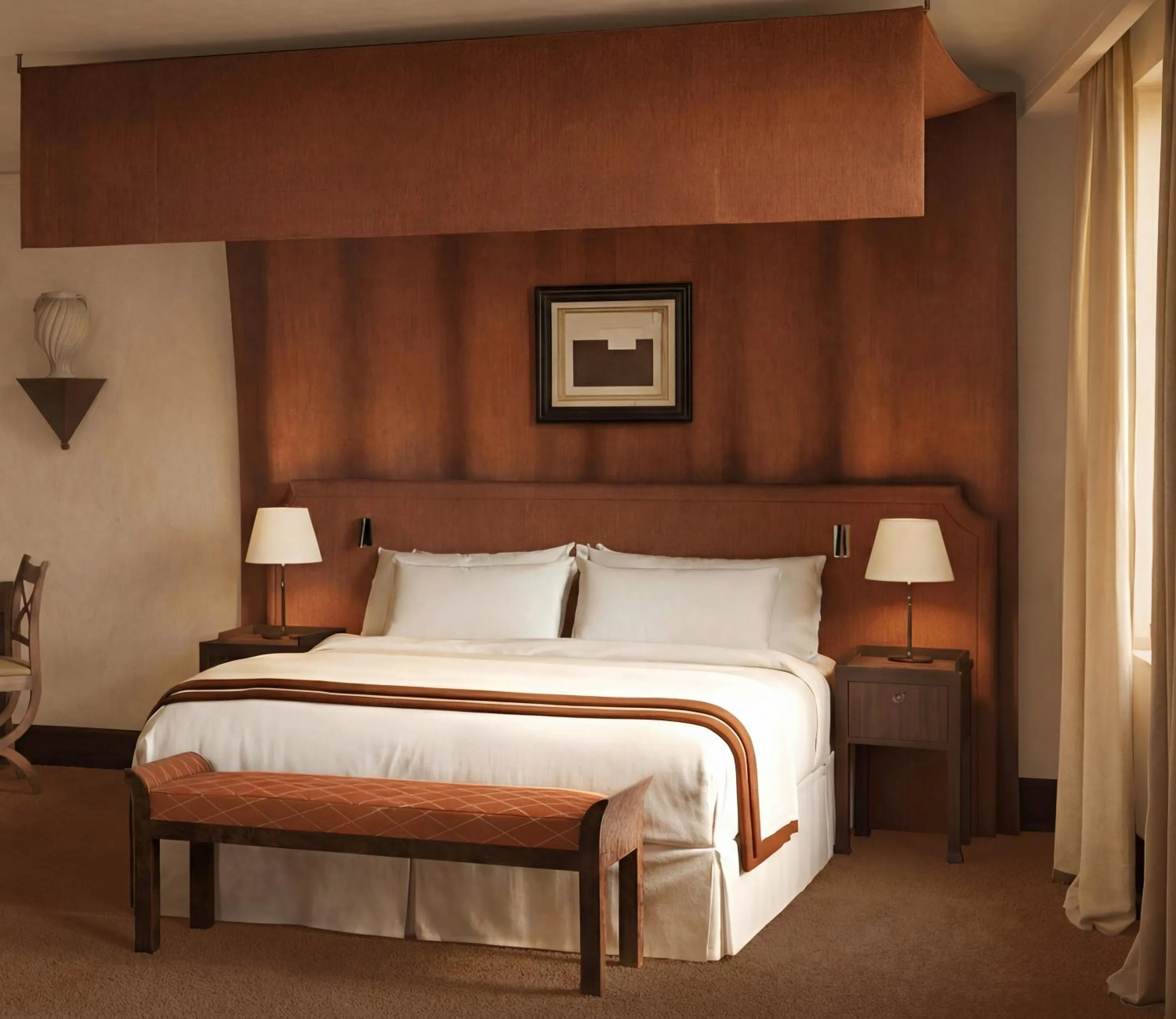 Bed in Villa Florentine, A Beauvallon Hotel & Spa