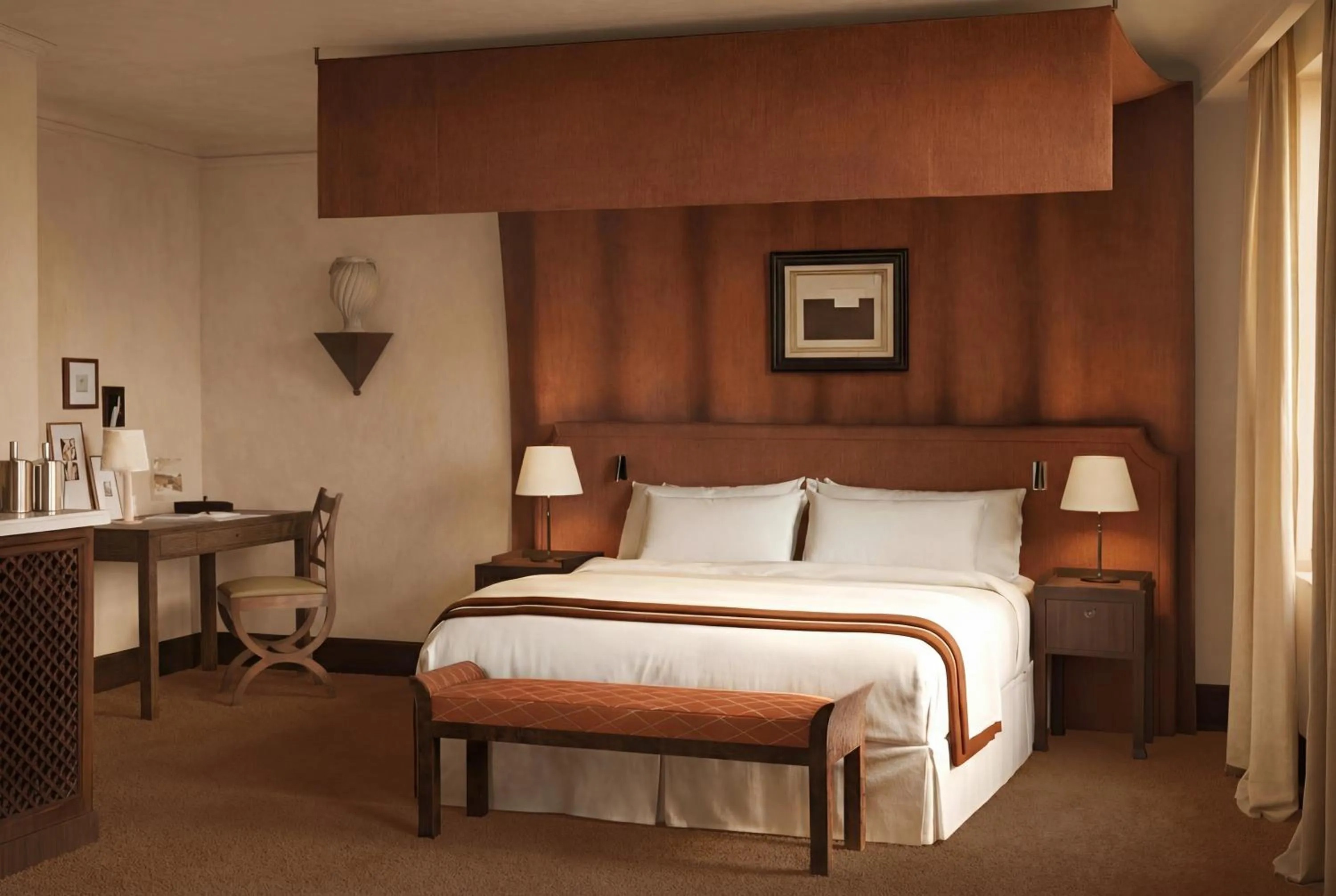 Bed in Villa Florentine, A Beauvallon Hotel & Spa