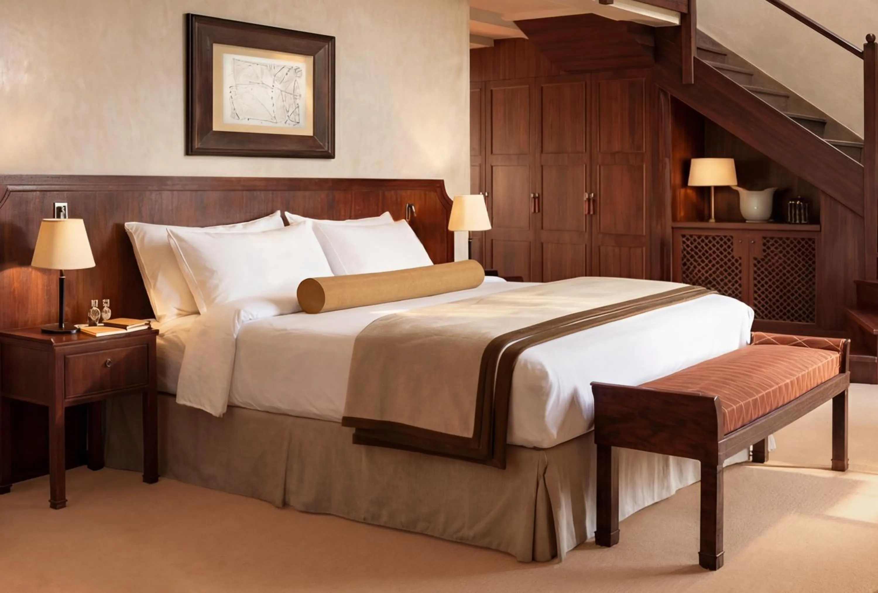 Bed in Villa Florentine, A Beauvallon Hotel & Spa