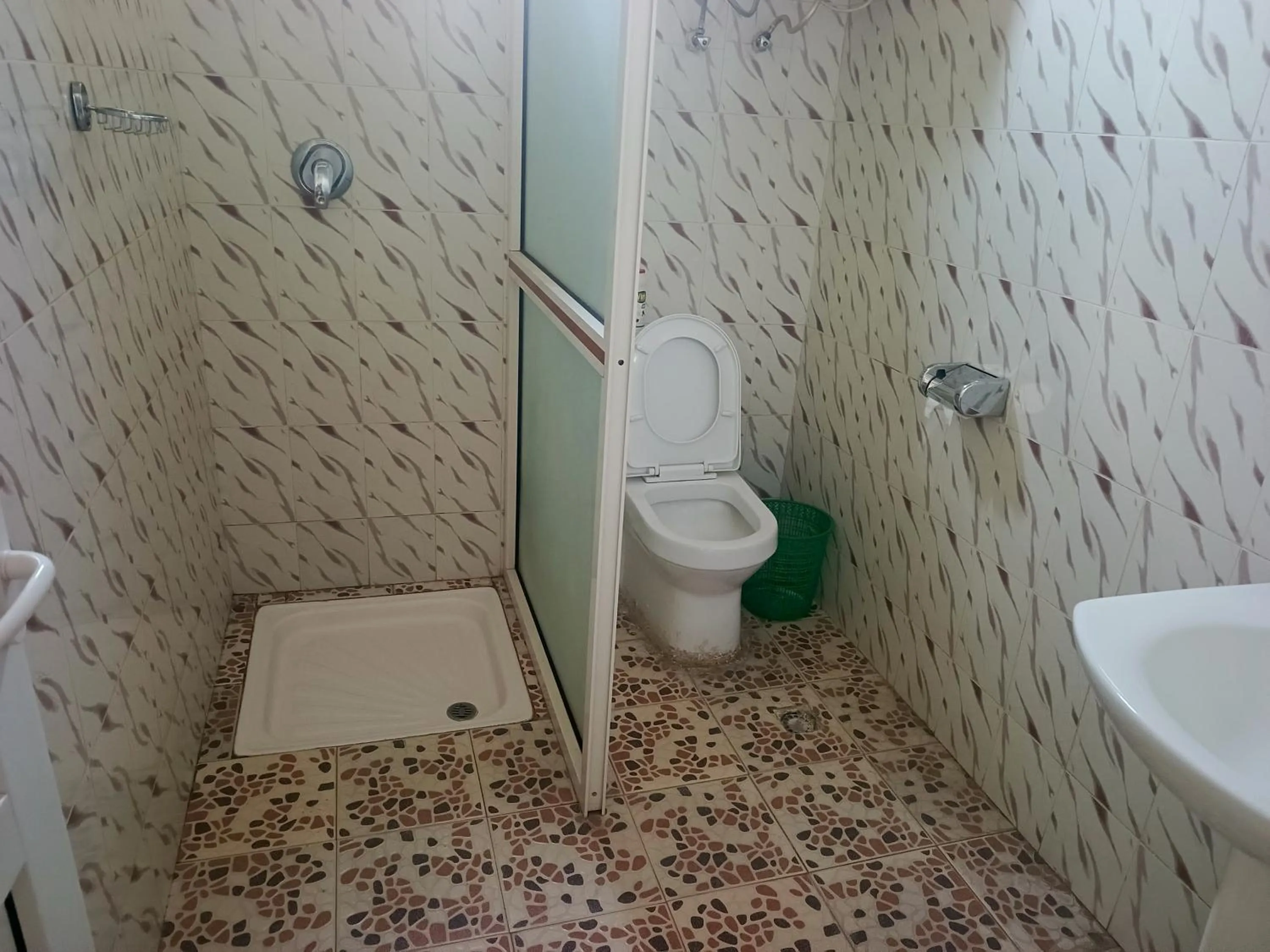 Shower in Honey Land Hotel Lalibela