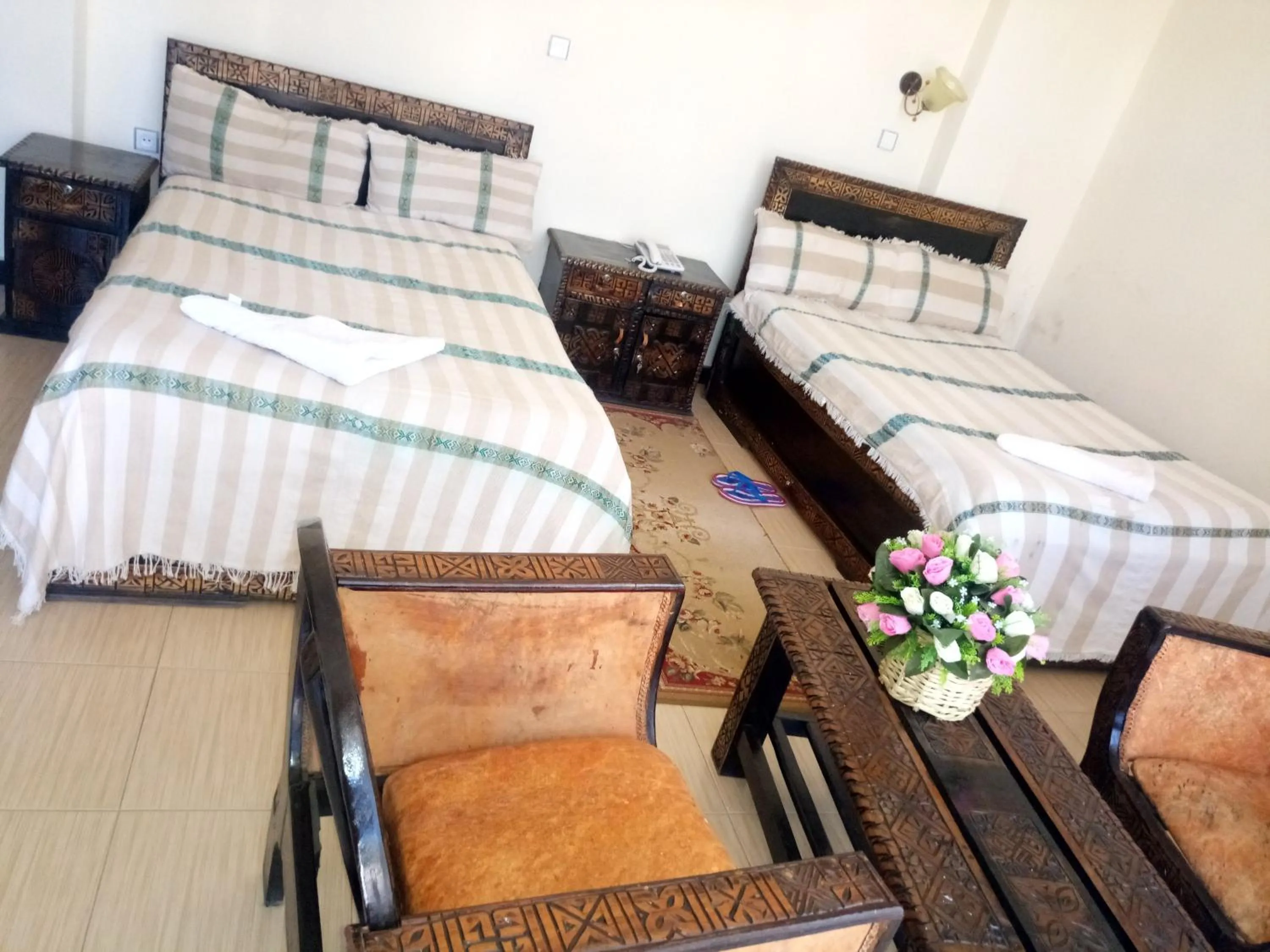 Bed in Honey Land Hotel Lalibela