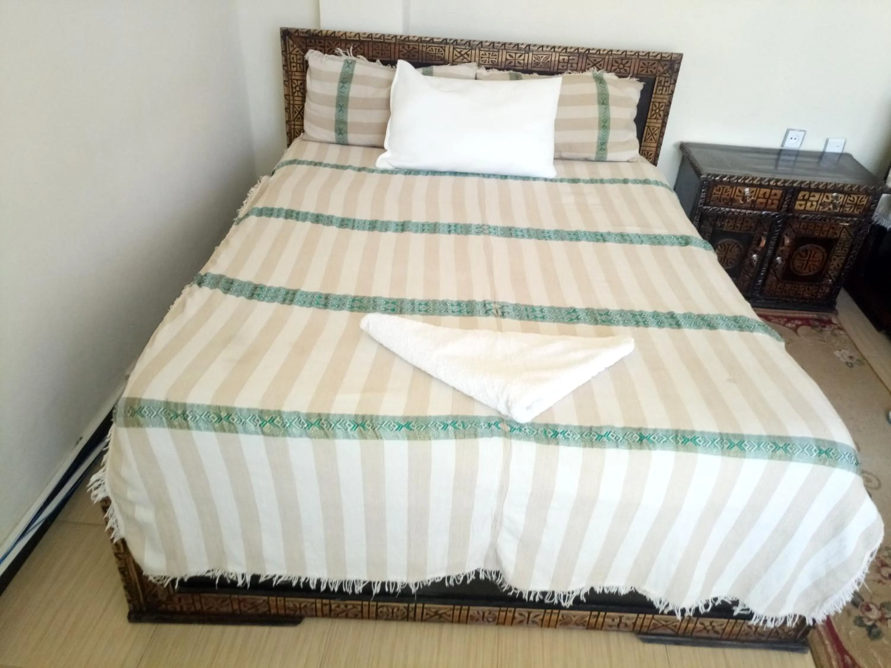 Bed in Honey Land Hotel Lalibela