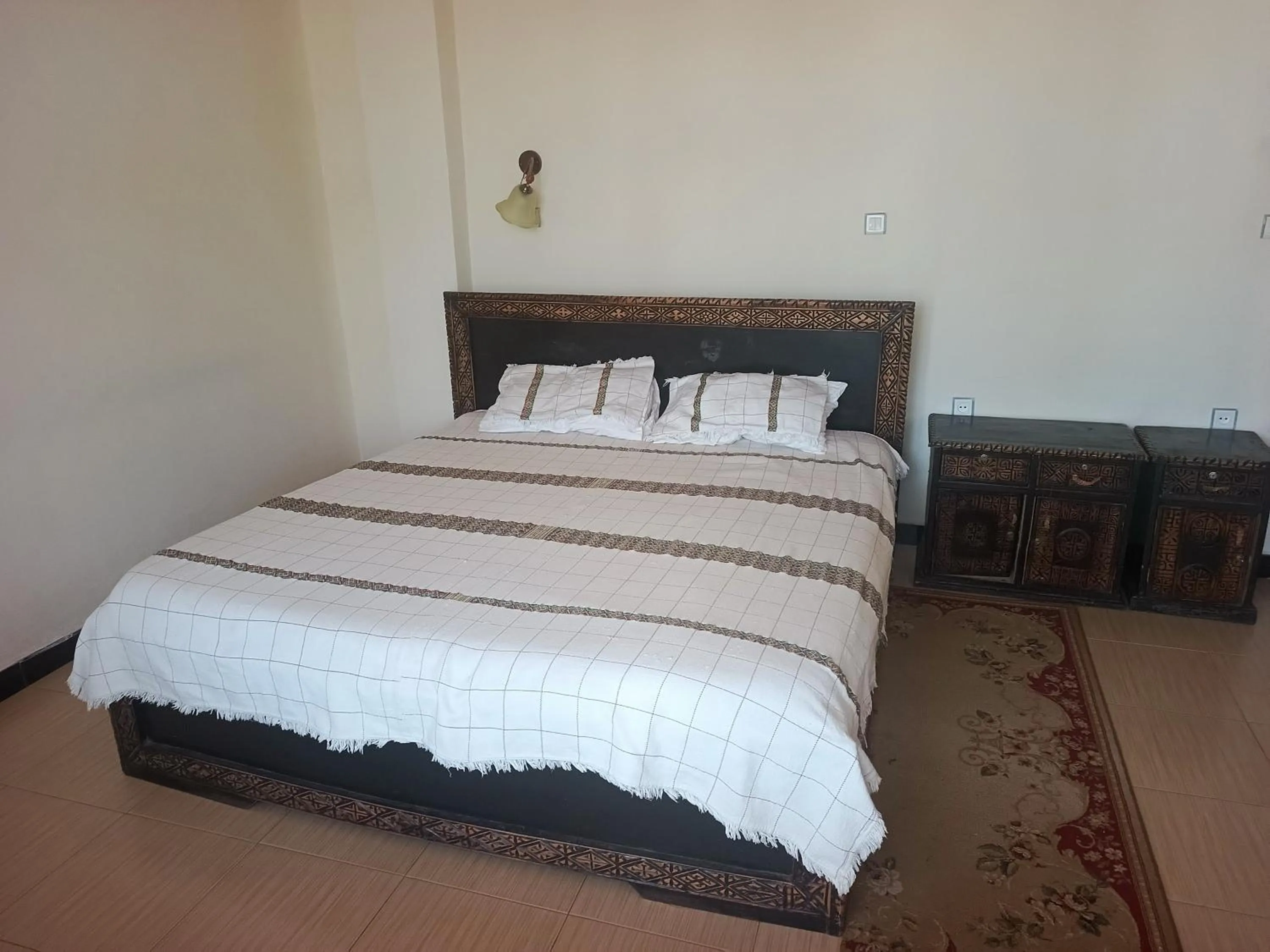 Bed in Honey Land Hotel Lalibela