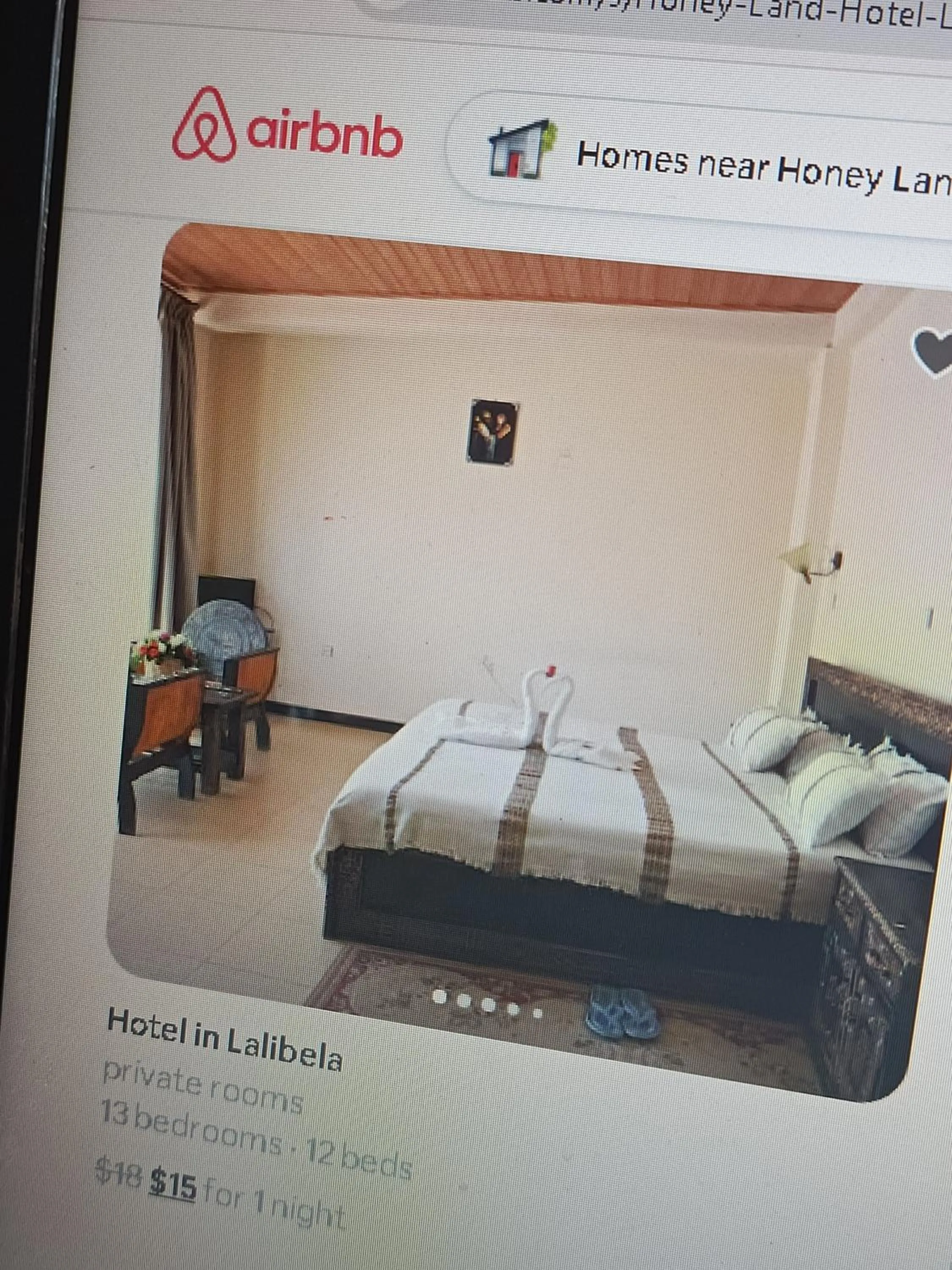 Bed in Honey Land Hotel Lalibela