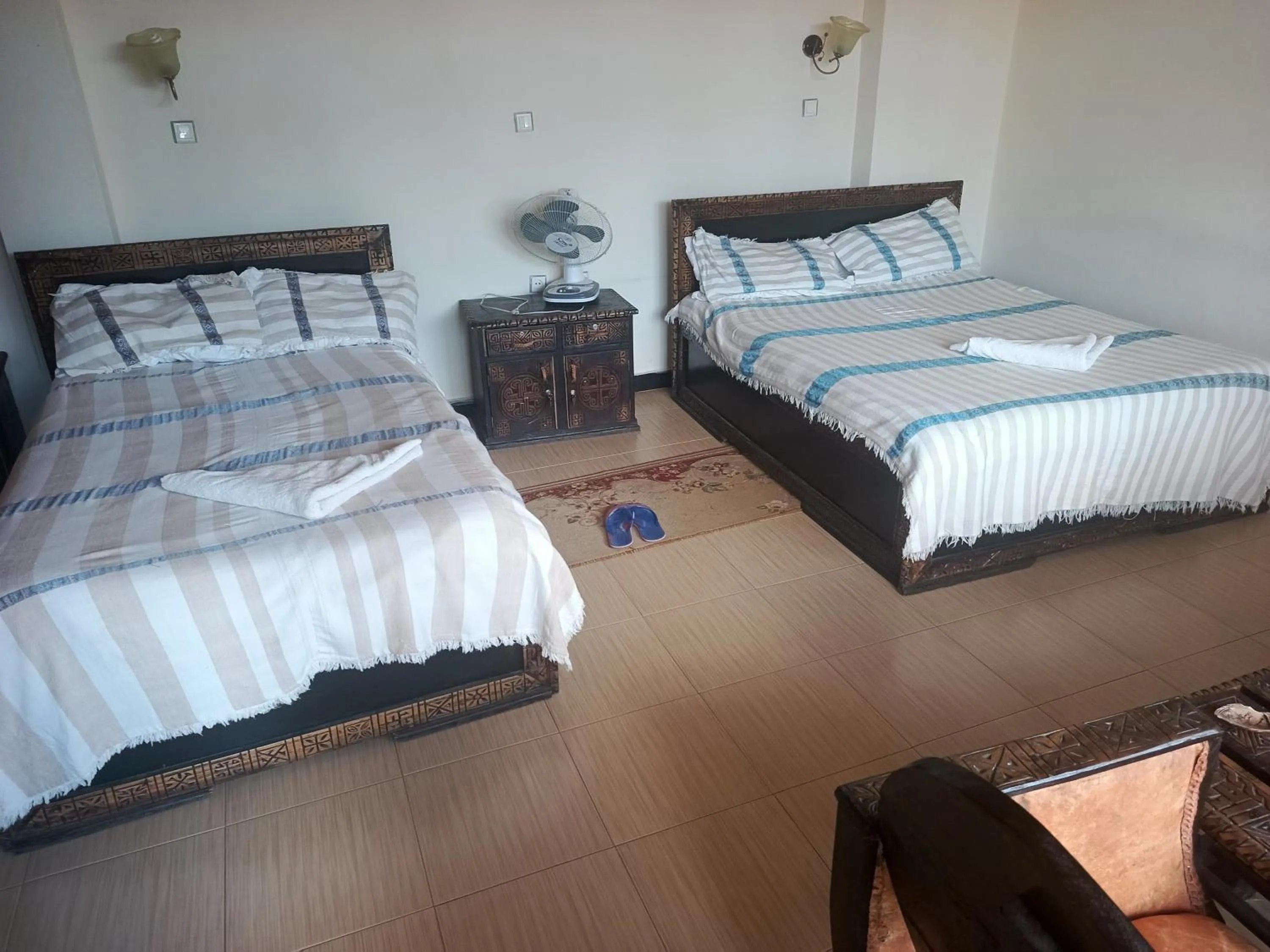 Bed in Honey Land Hotel Lalibela