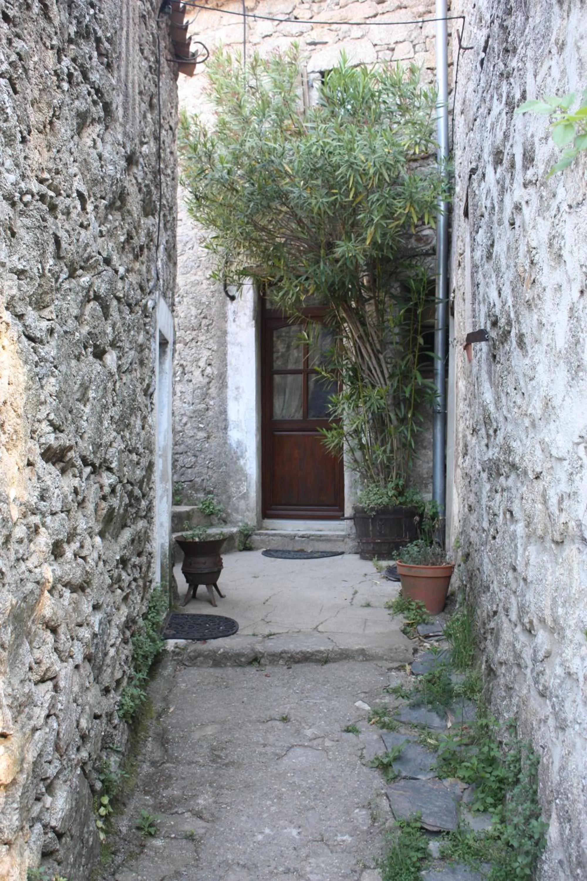 Inner courtyard view in Mas des Nabières