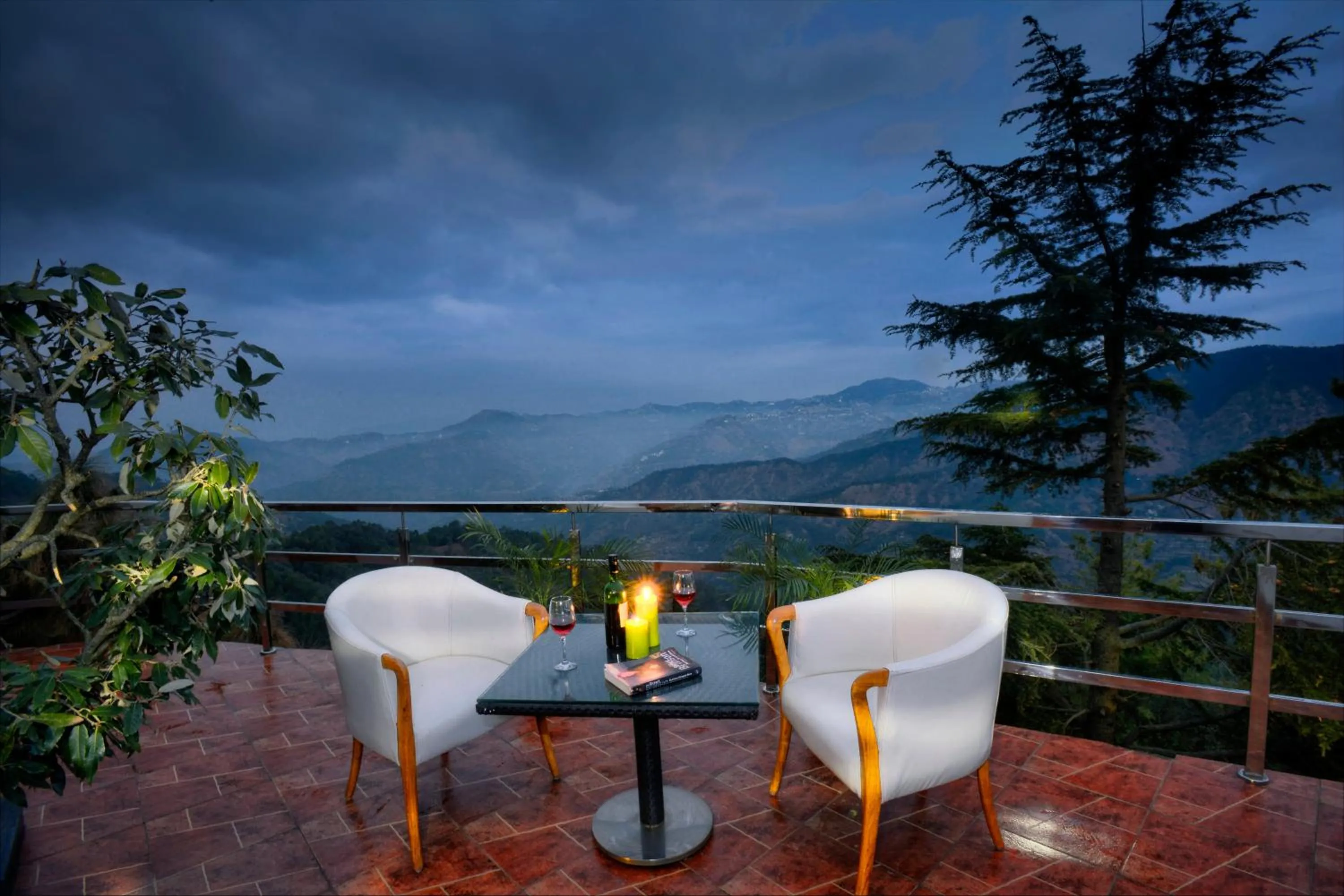 Natural landscape in TreeHouse Chail Villas