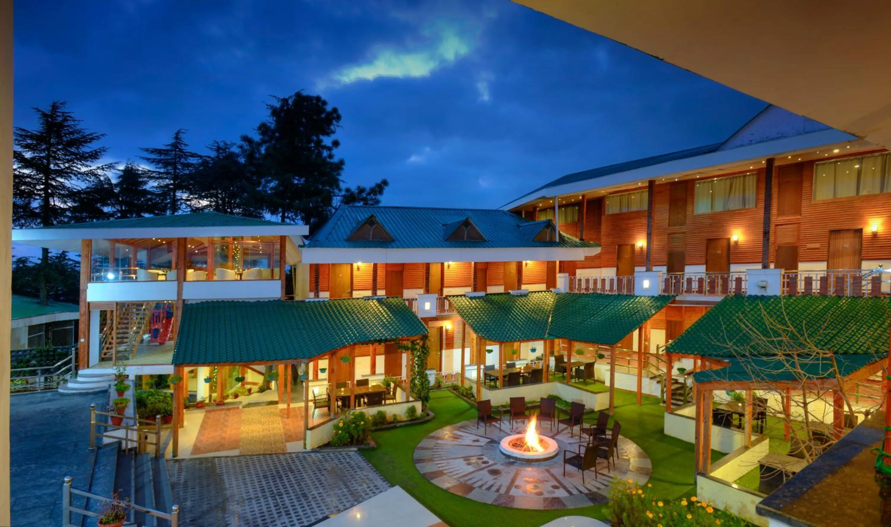 Property building in TreeHouse Chail Villas