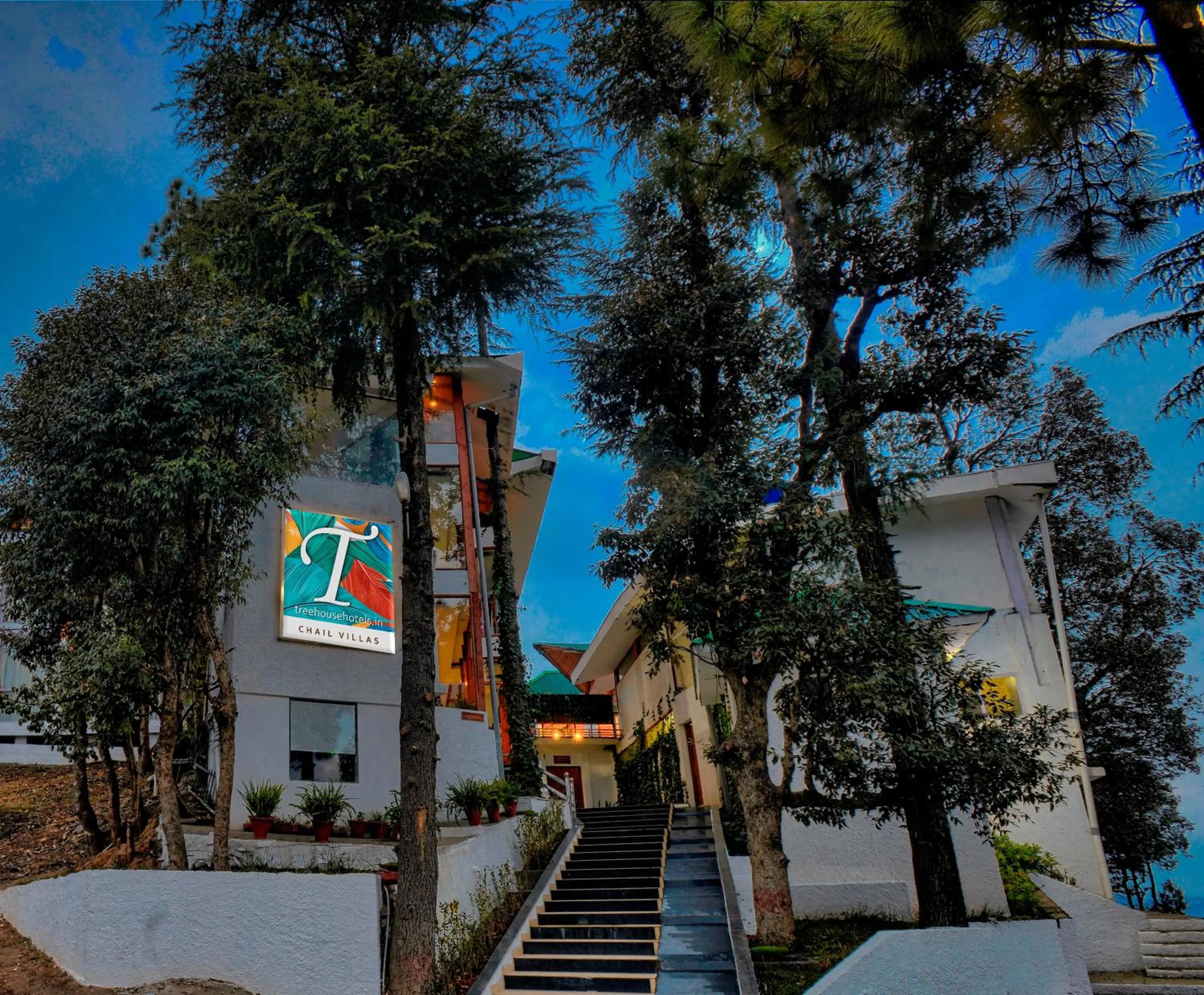 Property building in TreeHouse Chail Villas