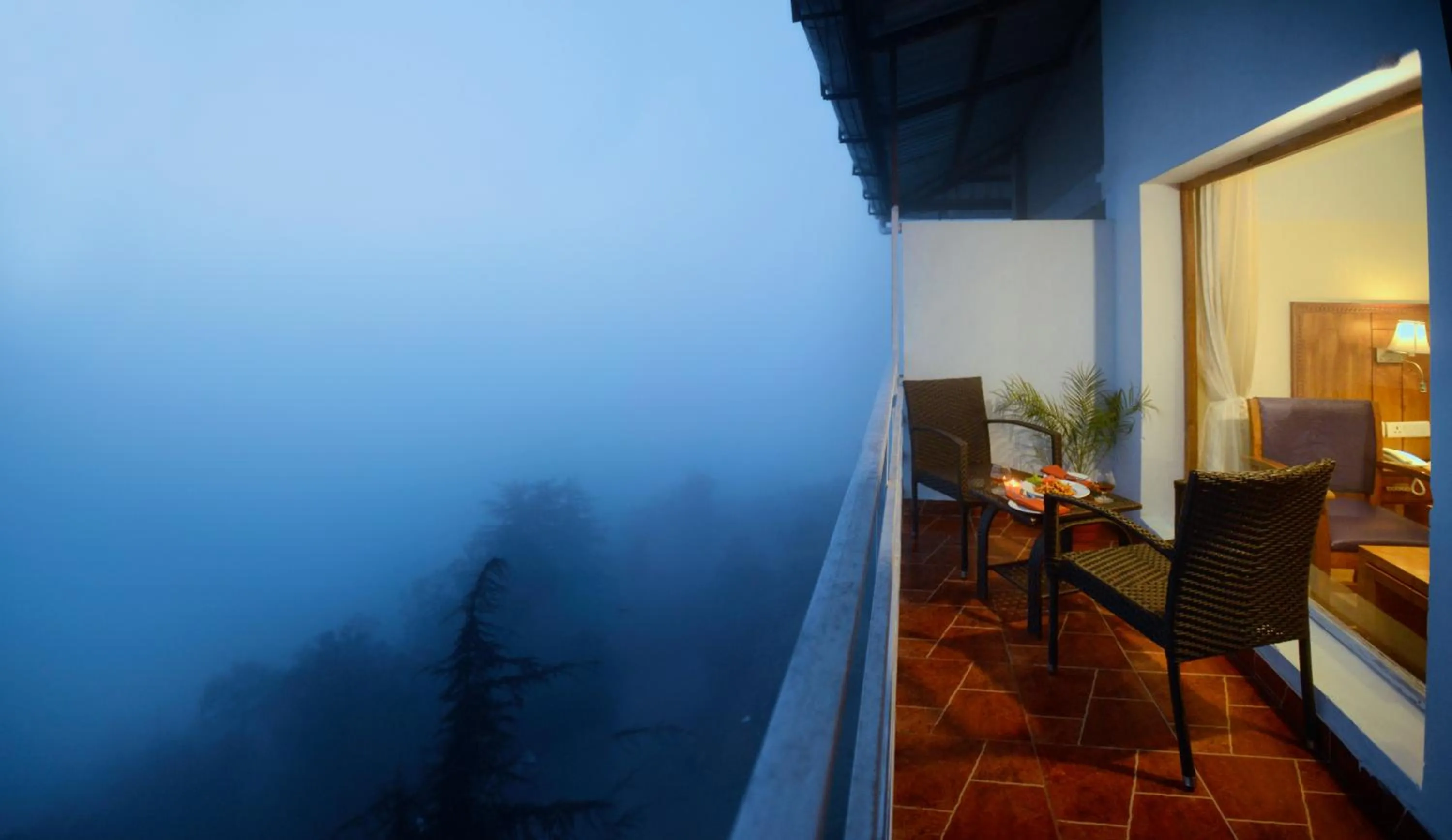 Natural landscape in TreeHouse Chail Villas