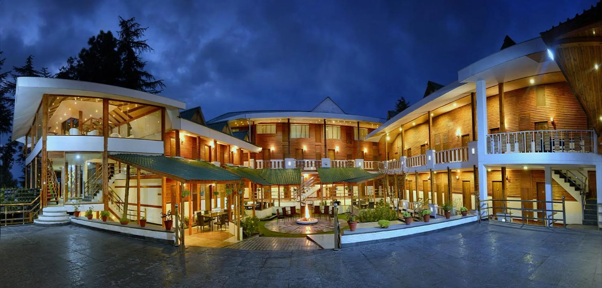 Property building in TreeHouse Chail Villas