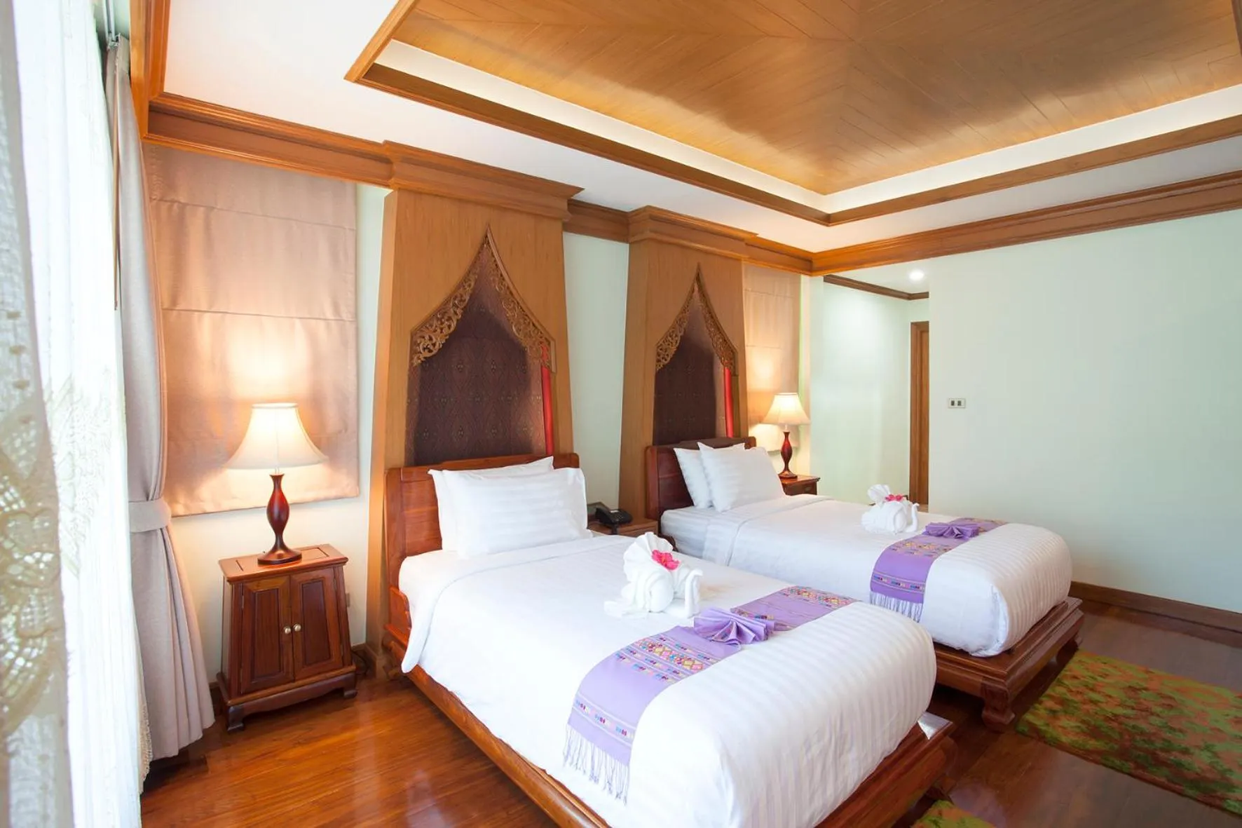 Bed in RK Riverside Resort & Spa (Reon Kruewal)